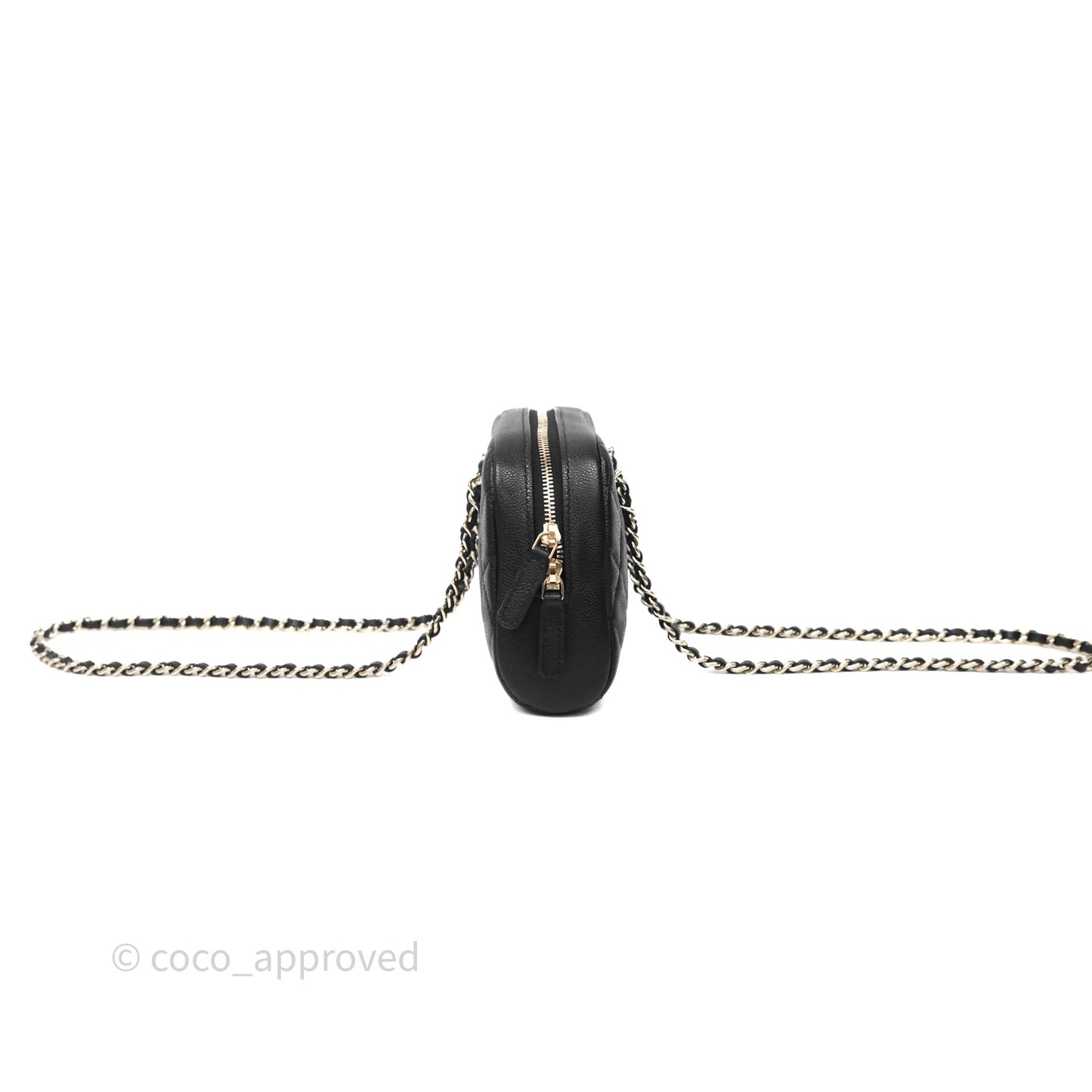 Chanel Clutch with Chain Caviar Black Gold Hardware