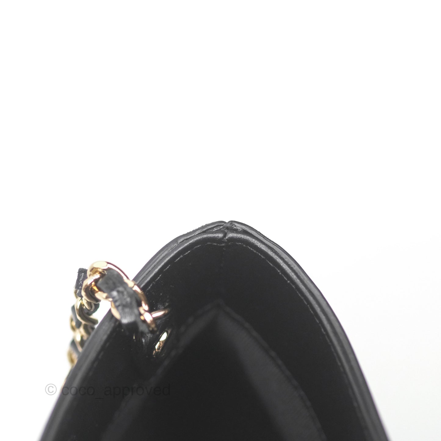 Chanel Nano 31 Black Shiny Calfskin Gold Hardware