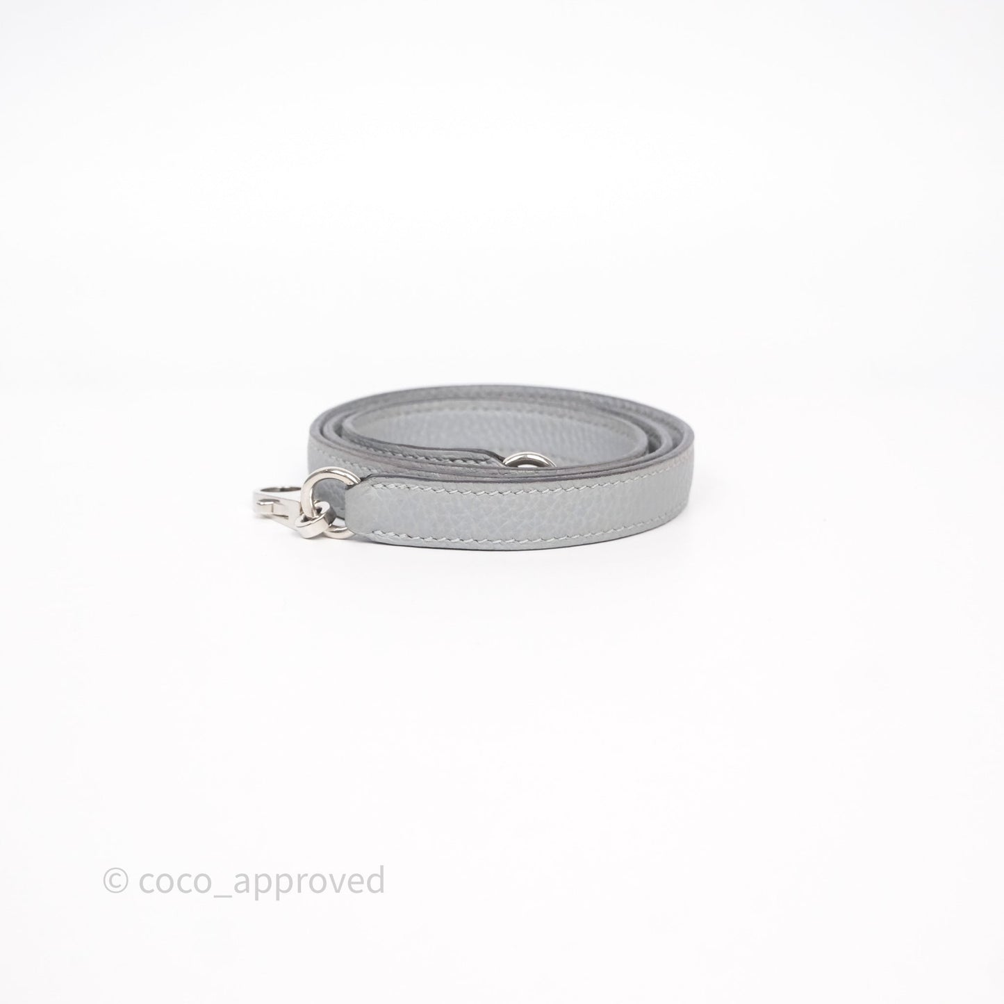Hermès Kelly 32 Retourne Bleu Glacier 8U Togo Palladium Hardware