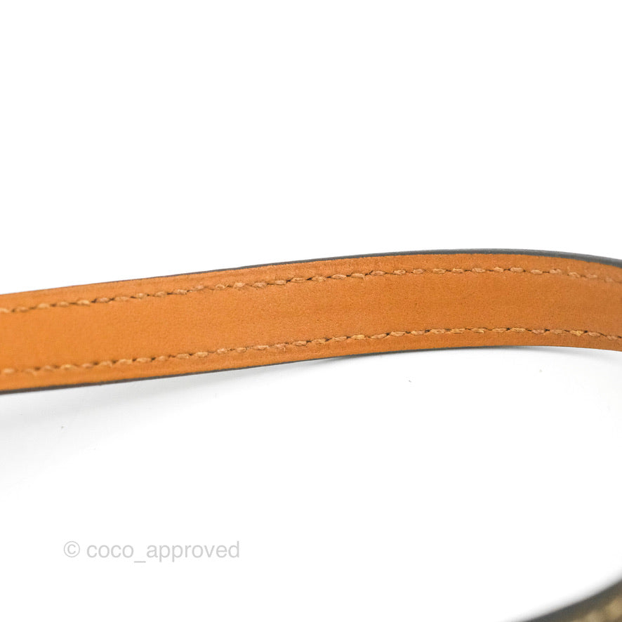 Hermès Rivale Double Tour Bracelet Etoupe Gold Hardware