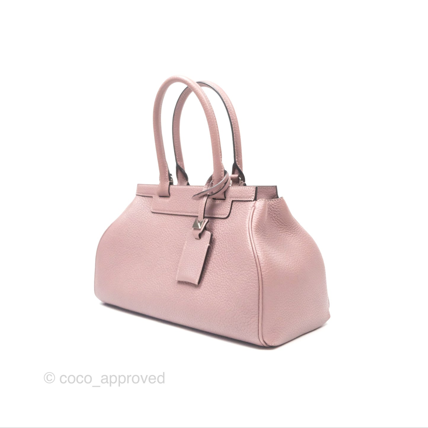 Moynat Pauline PM Bag Purple Calfskin Silver Hardware