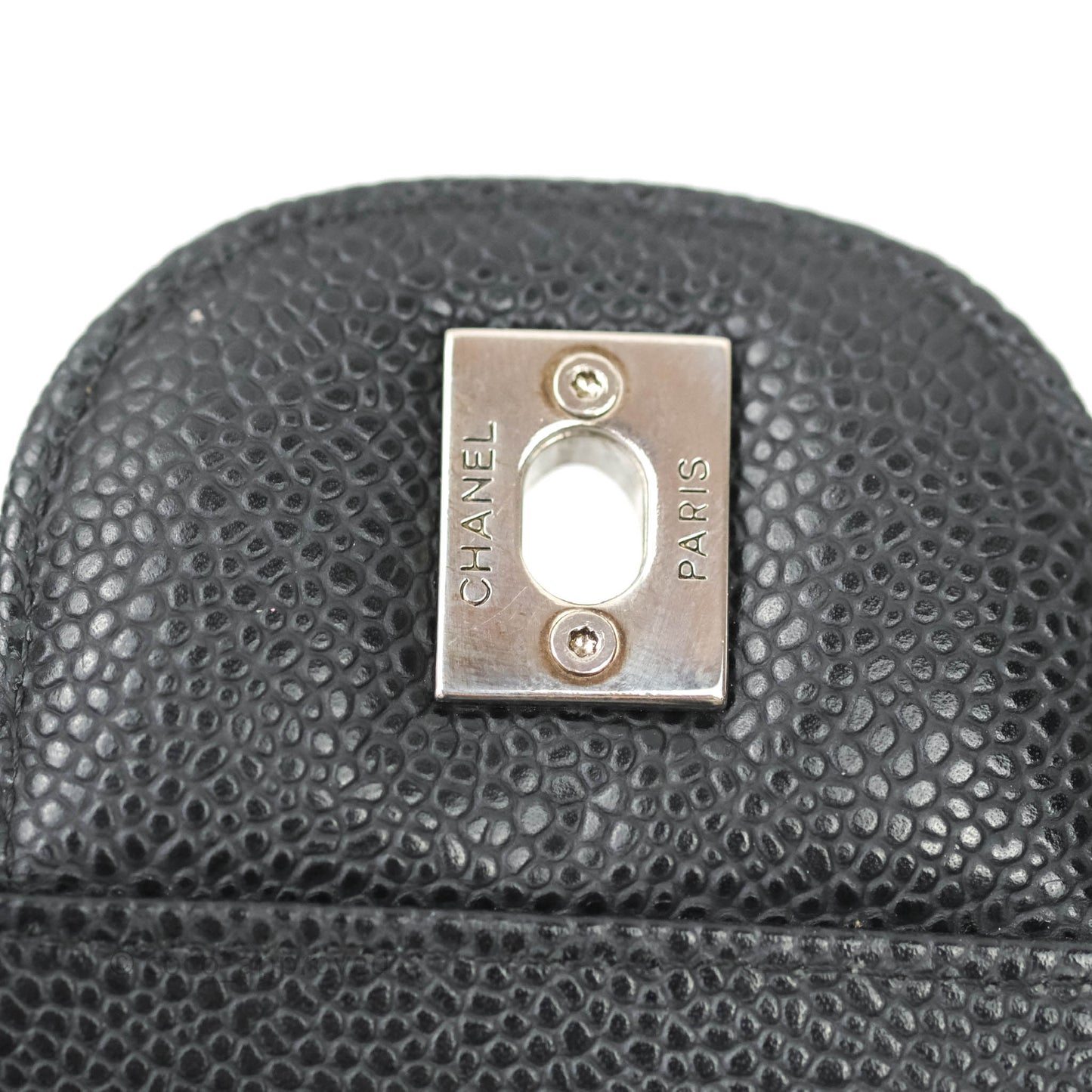 Chanel Jumbo Double Flap Black Caviar Silver Hardware⁣⁣