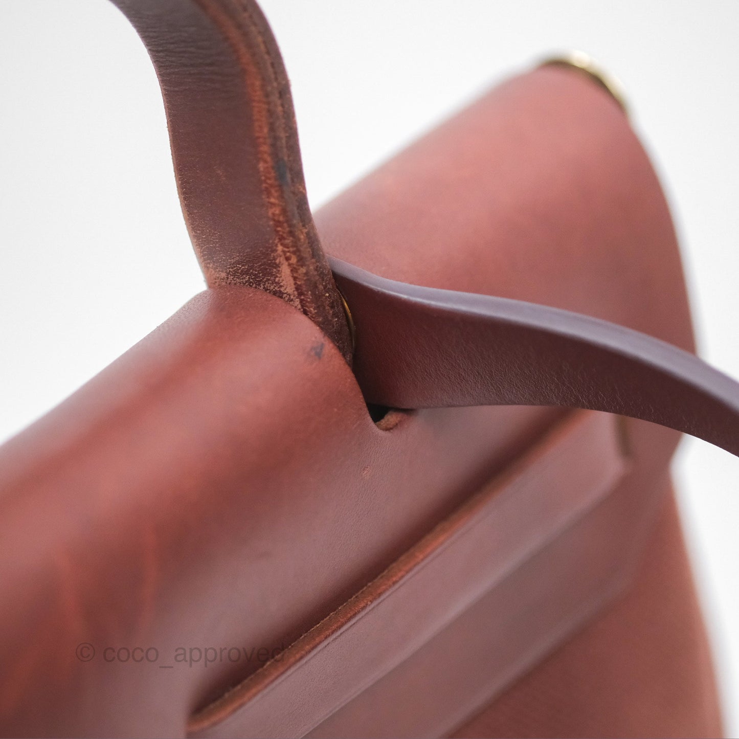 Hermès Herbag Zip 31 Rouge H Gold Hardware