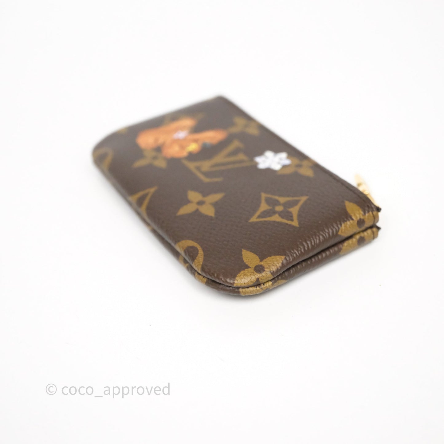 Louis Vuitton Vivienne Wintery Travel Collection Key Pouch Monogram Canvas