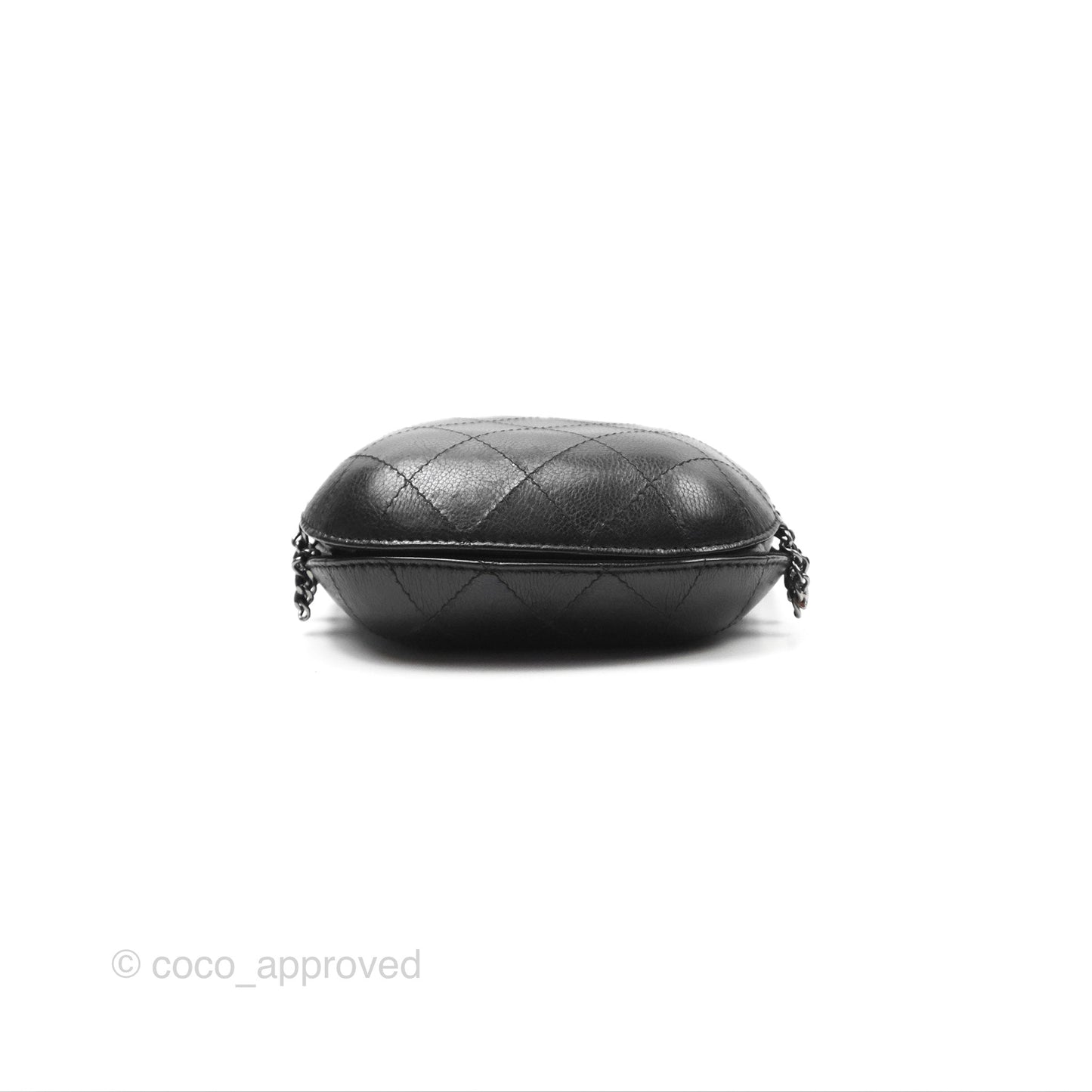 Chanel Small Gabrielle Drawstring Bucket Bag Black Aged Calfskin