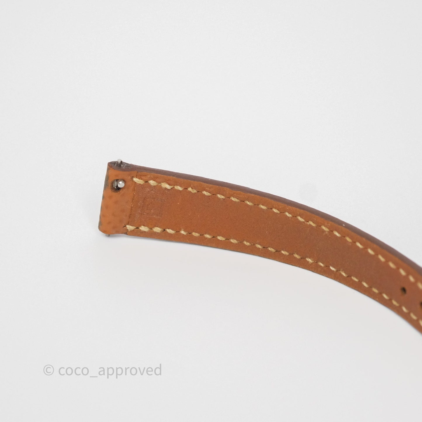 Hermès Heure H TPM Watch Black & Gold Epsom Gold Hardware