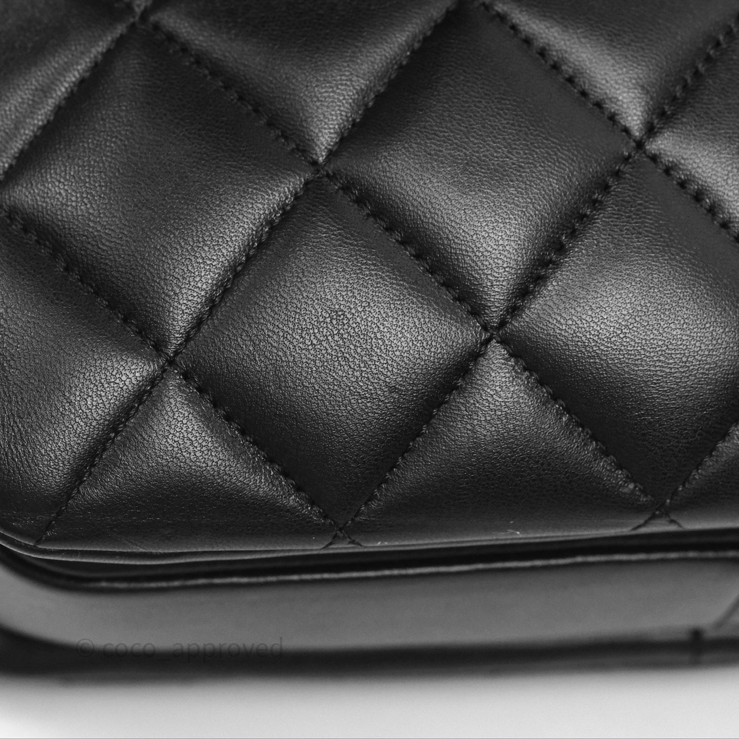 Chanel Trendy CC Small Black Lambskin Rose Gold Hardware