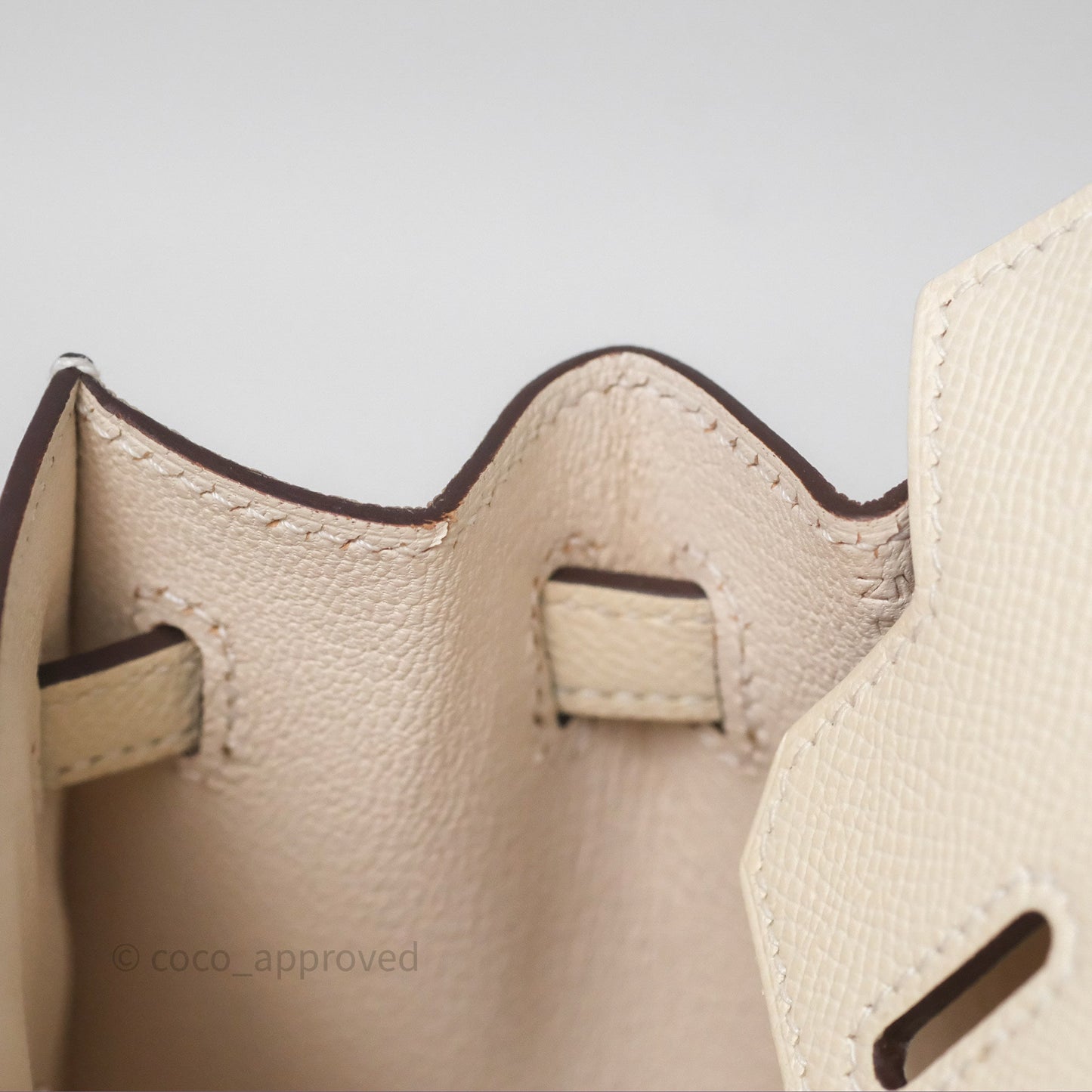 Hermès Birkin 25 Sellier Nata I2 Epsom Gold Hardware
