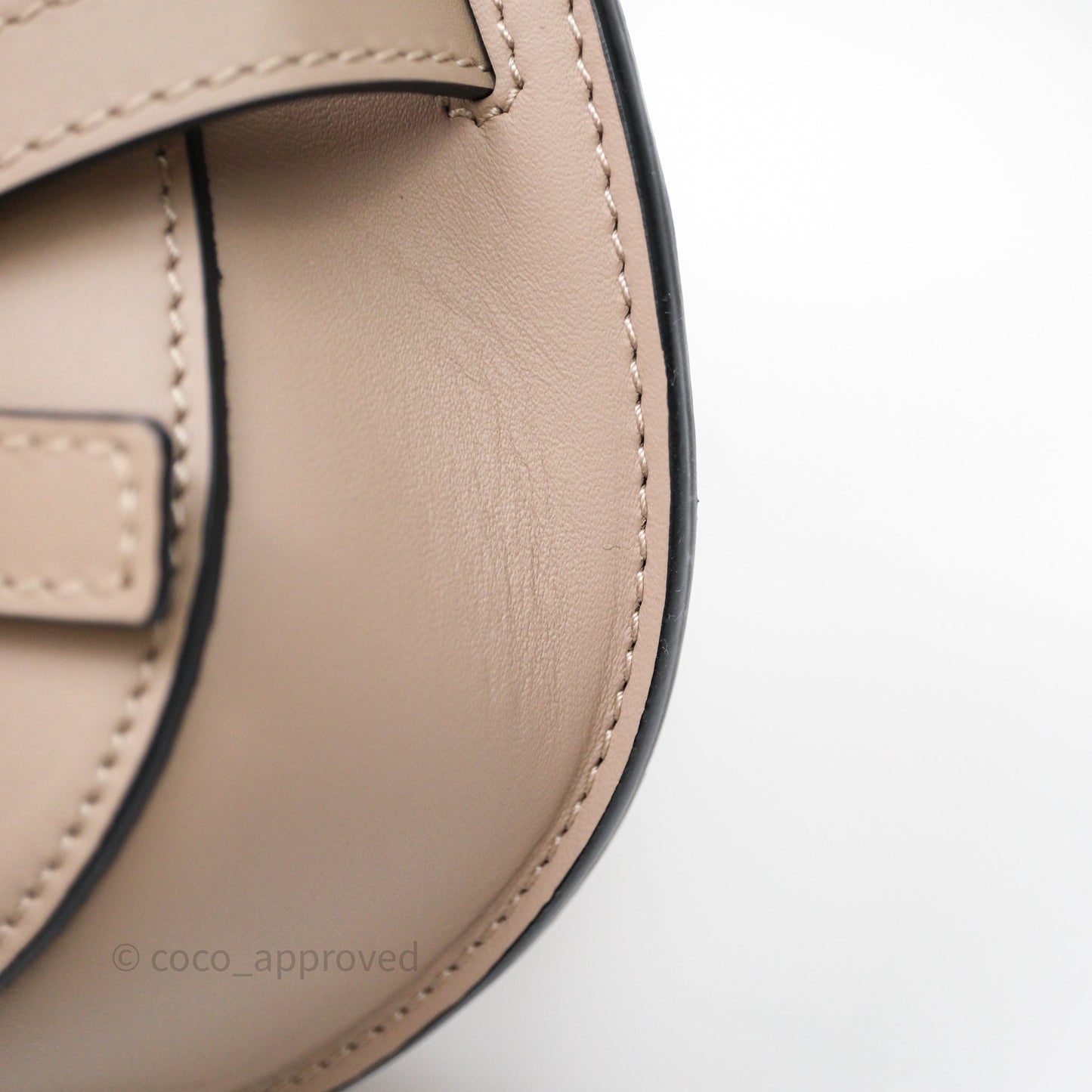 Loewe Mini Gate Dual Bag Beige Sand Soft Calfskin Jacquard Strap