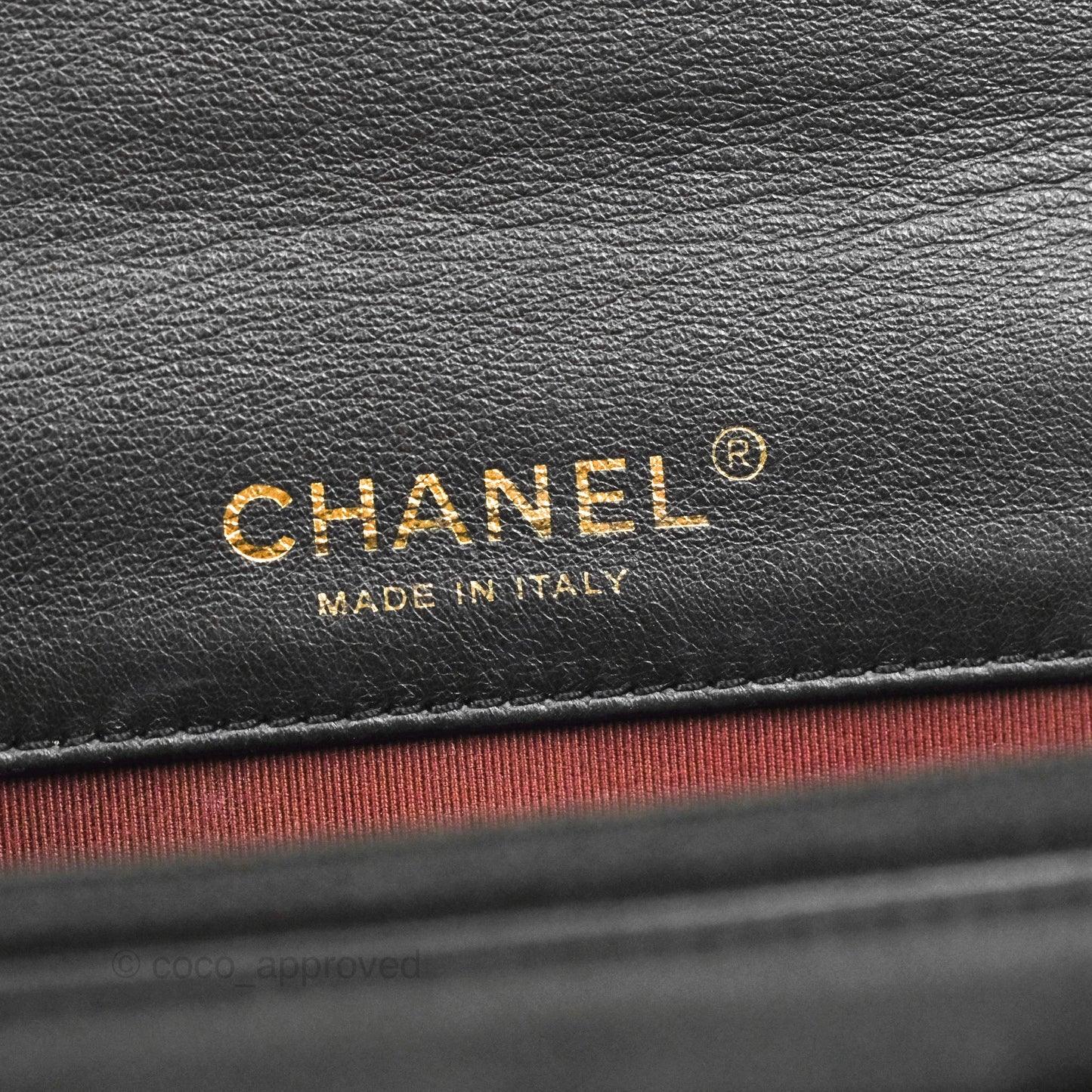 Chanel Golden Class Wallet On Chain WOC Black Patent Gold Hardware