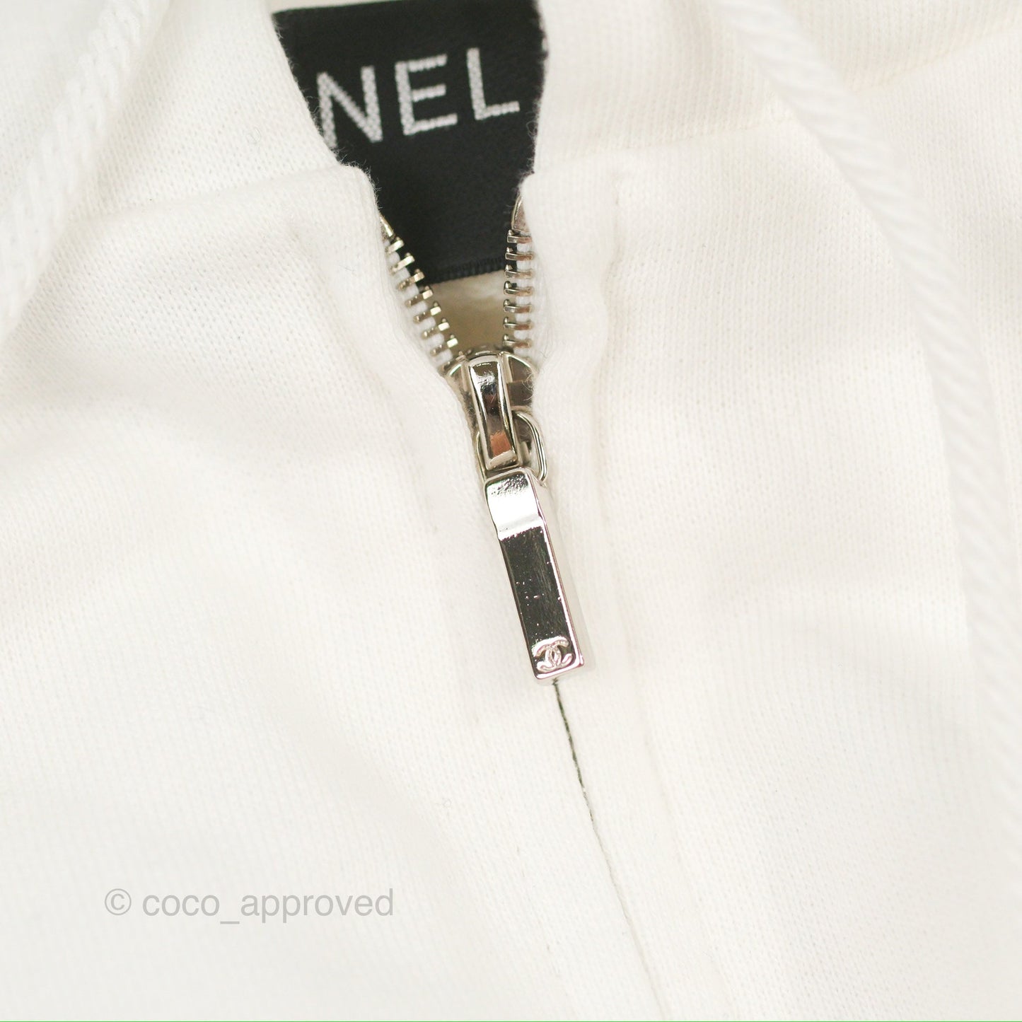 Chanel Zip Hoodie White Size XS 20P