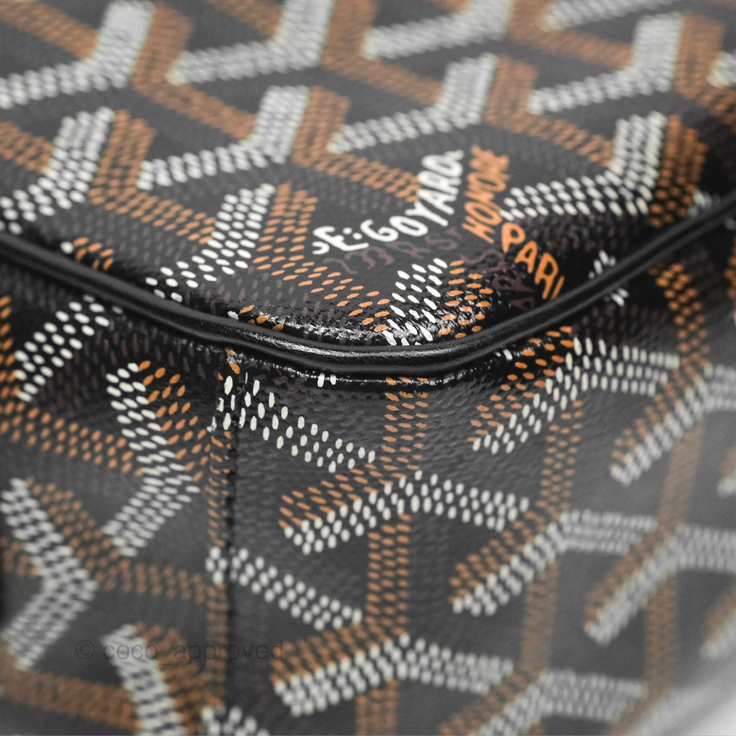 Goyard Cap-Vert PM Bag Black Goyardine