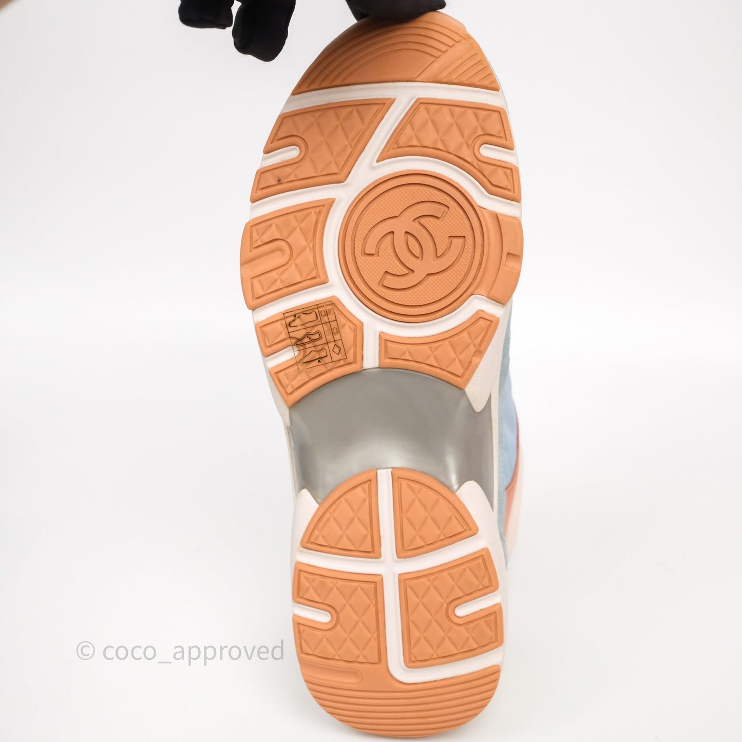 Chanel CC Sneakers Multicolor Size 38
