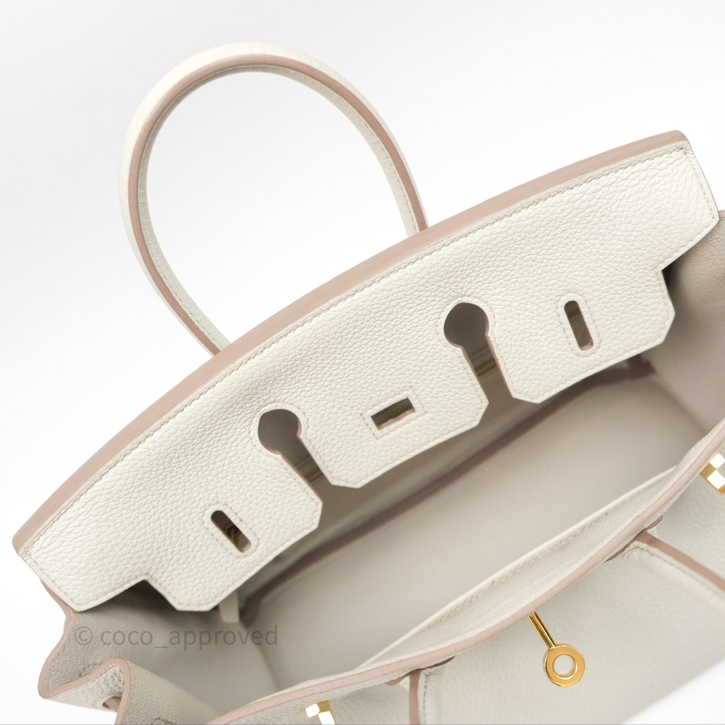 Hermès Birkin 25 Retourne Beton Togo Gold Hardware