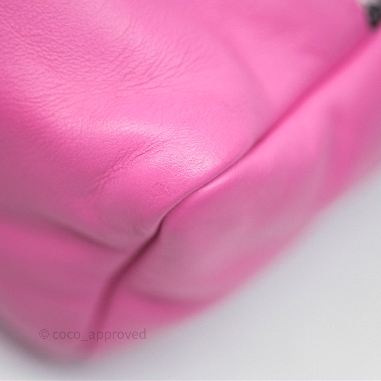 Chanel 31 Large Shopping Bag Leaves Printed Canvas/ Calfskin Pink