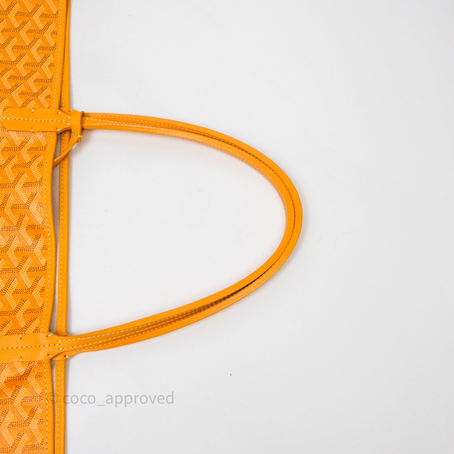 Goyard St. Louis GM Yellow Goyardine Canvas