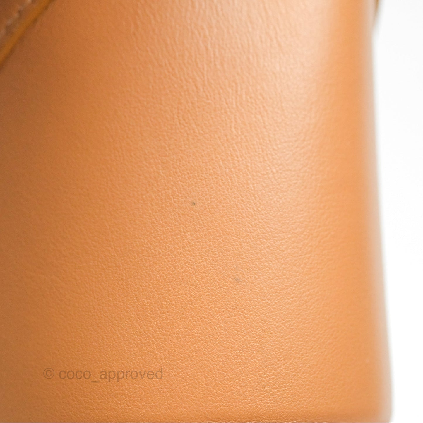 Loewe Mini Puzzle Fold Tote In Shiny Calfskin Warm Desert