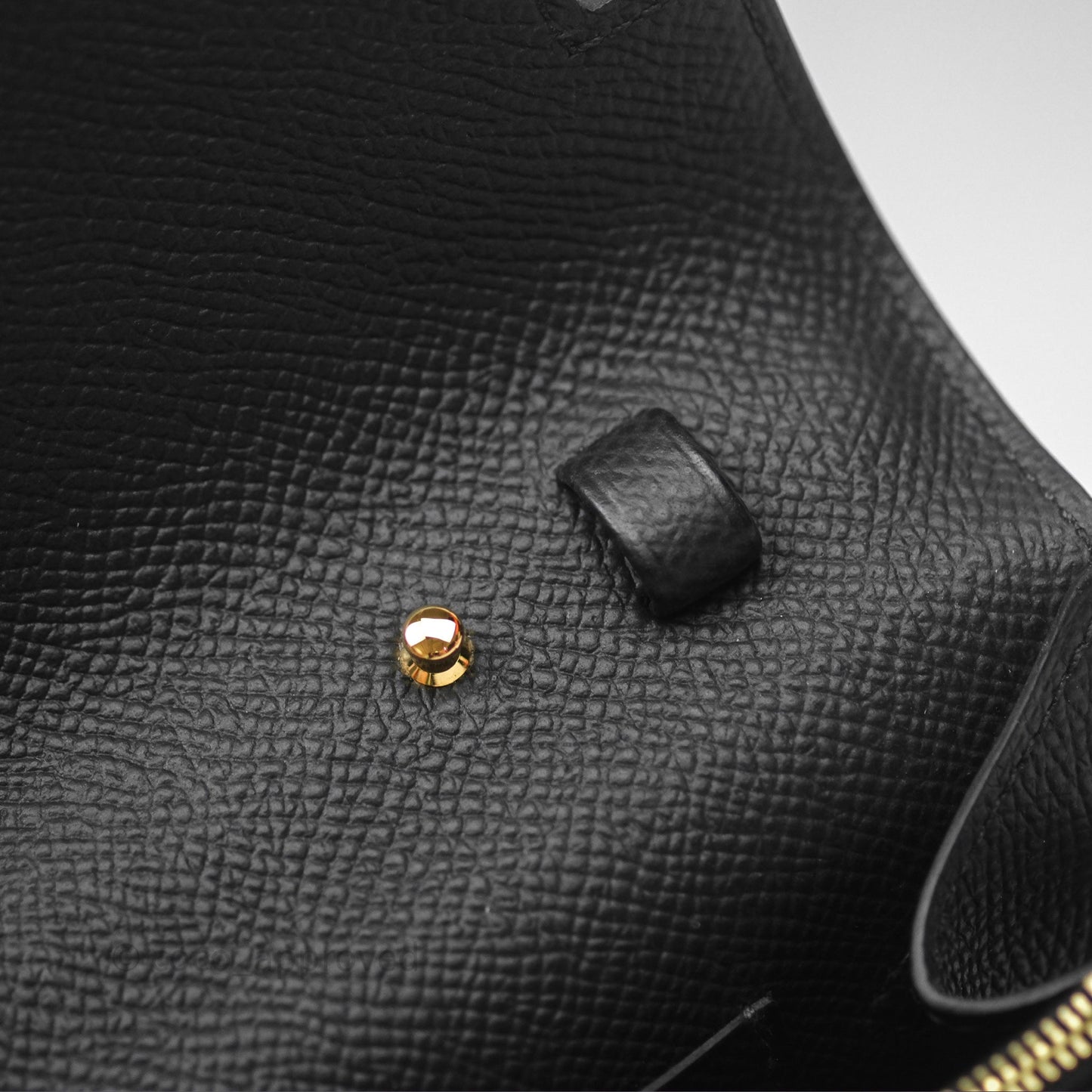 Hermès Kelly To Go Wallet Noir 89 Epsom Gold Hardware