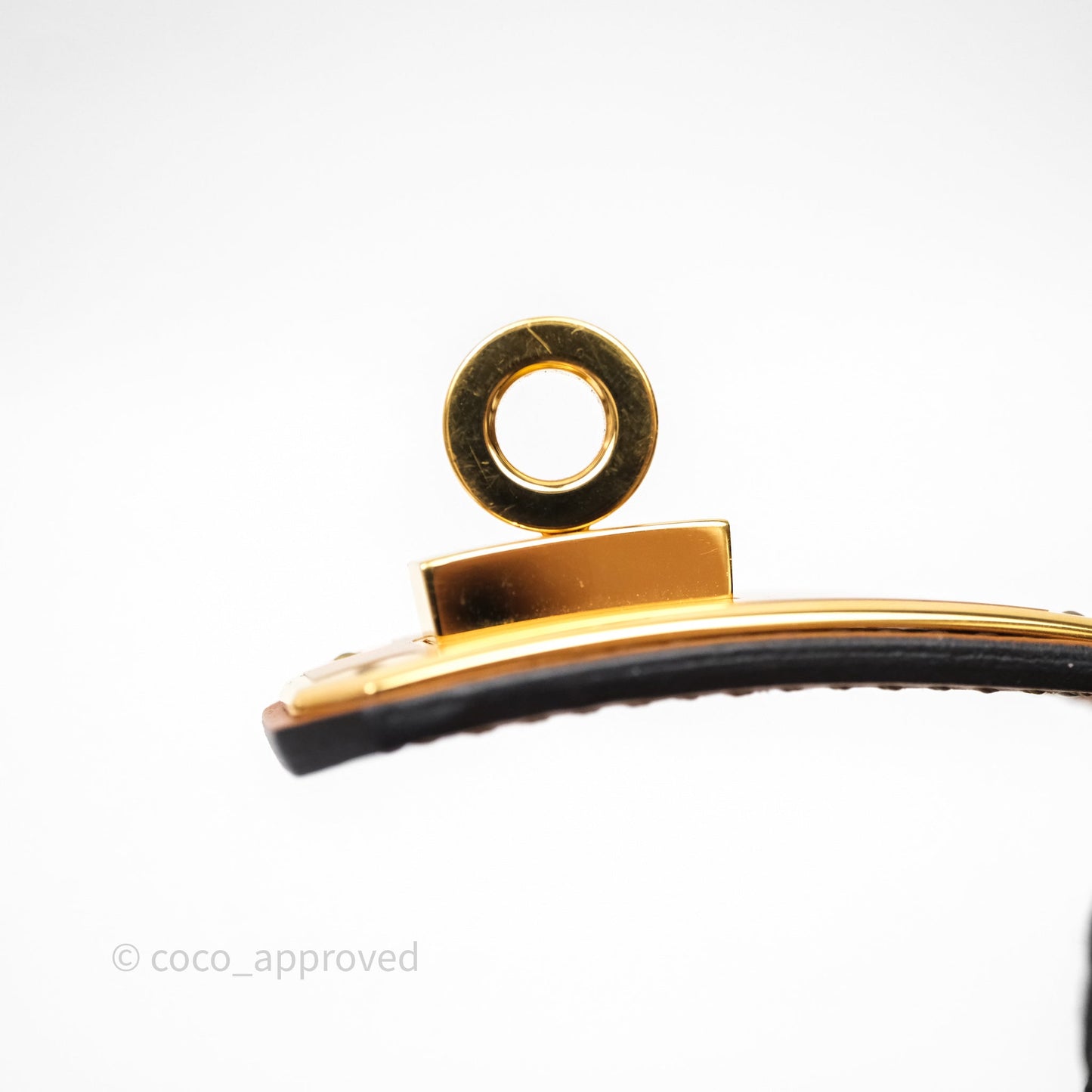 Hermès Kelly Buckle Belt Gold 37 Epsom Gold Hardware