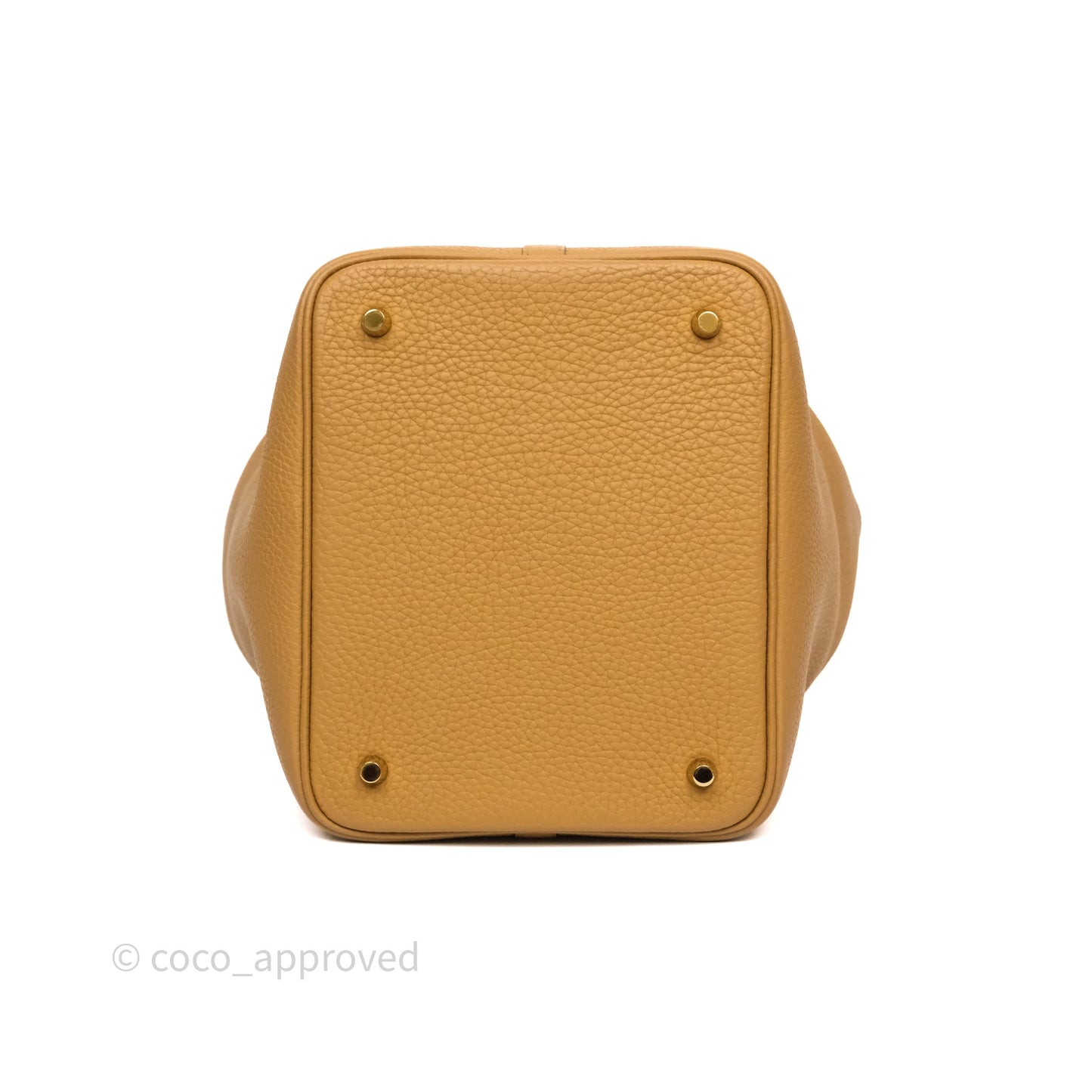 Hermès Picotin 22 Biscuit 4B Clemence Gold Hardware