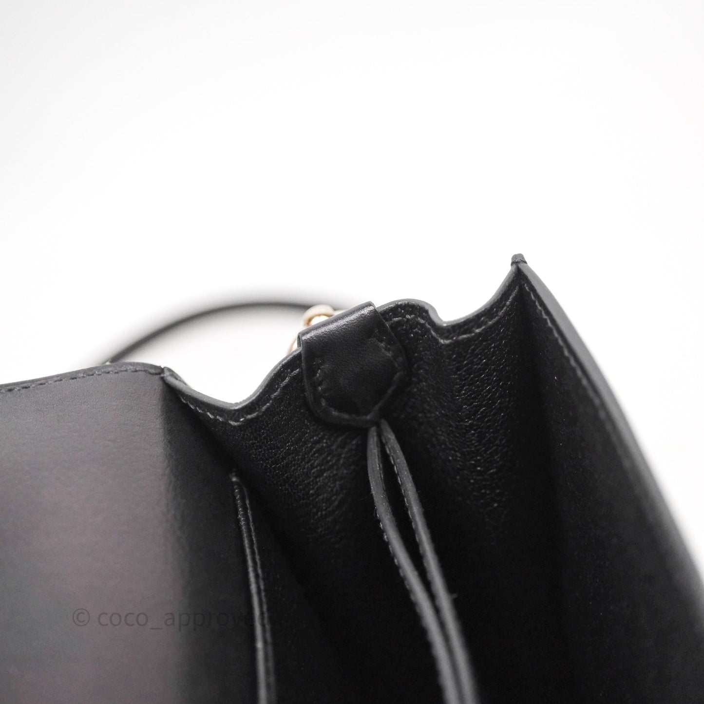 Hermès Roulis Mini 18 Black Noir 89 Palladium Hardware