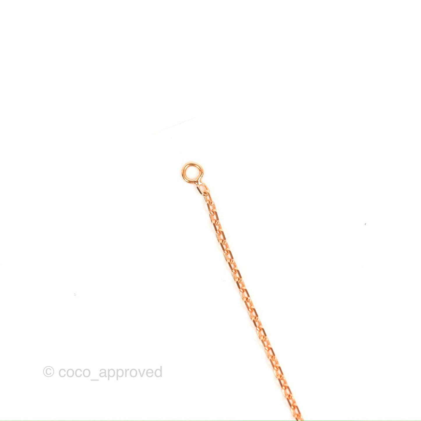 Hermès Pop H Pendant Necklace Vert Fizz Rose Gold Hardware