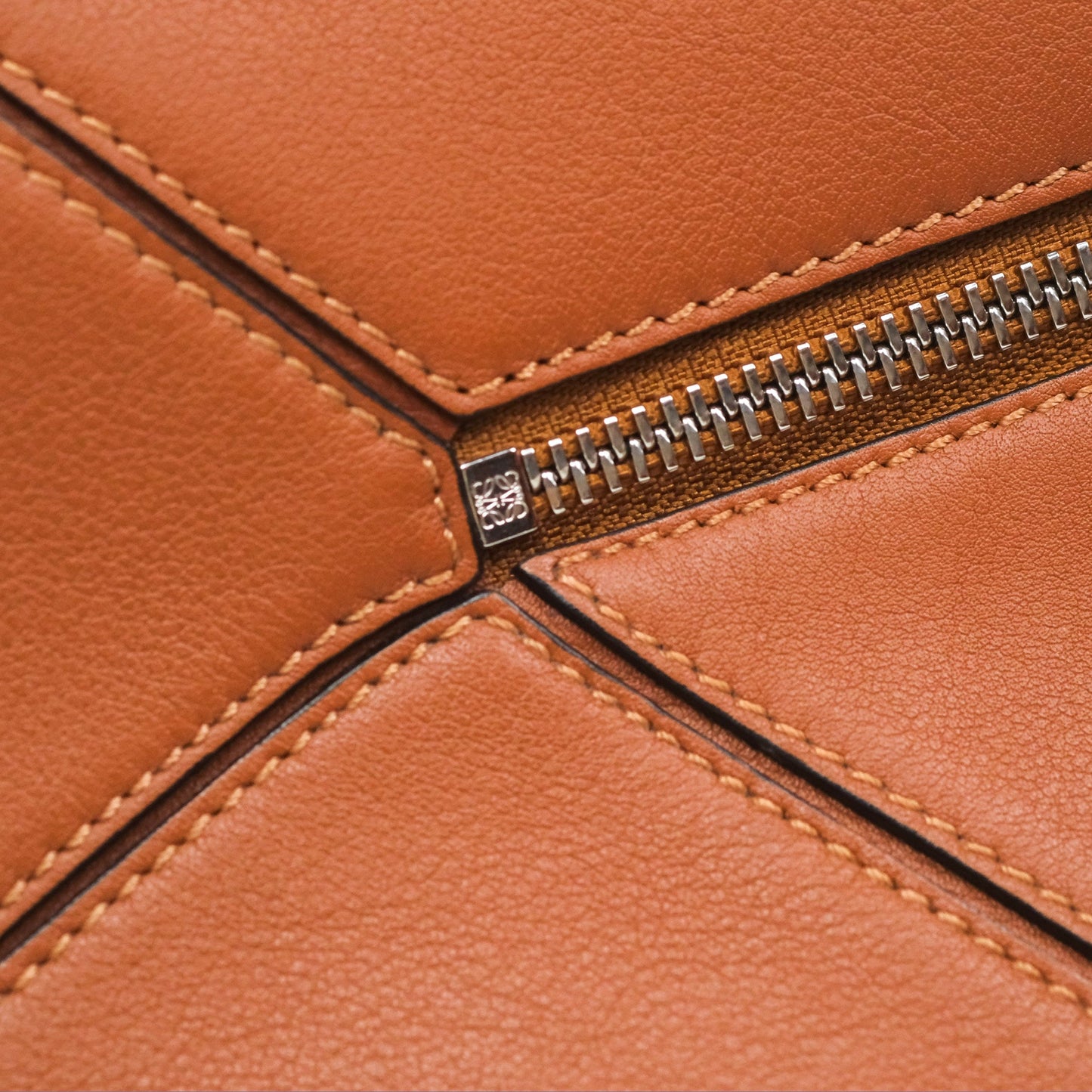 Loewe Small Puzzle Bag Tan Calfskin
