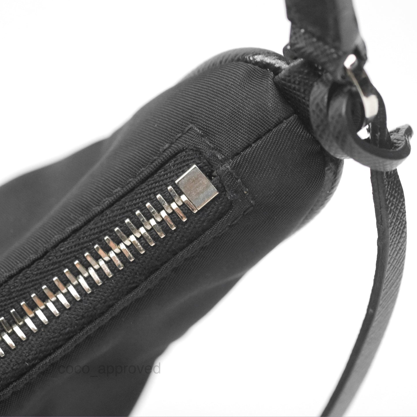 Prada Re-Edition 2005 Nylon Mini Bag Black Silver Hardware
