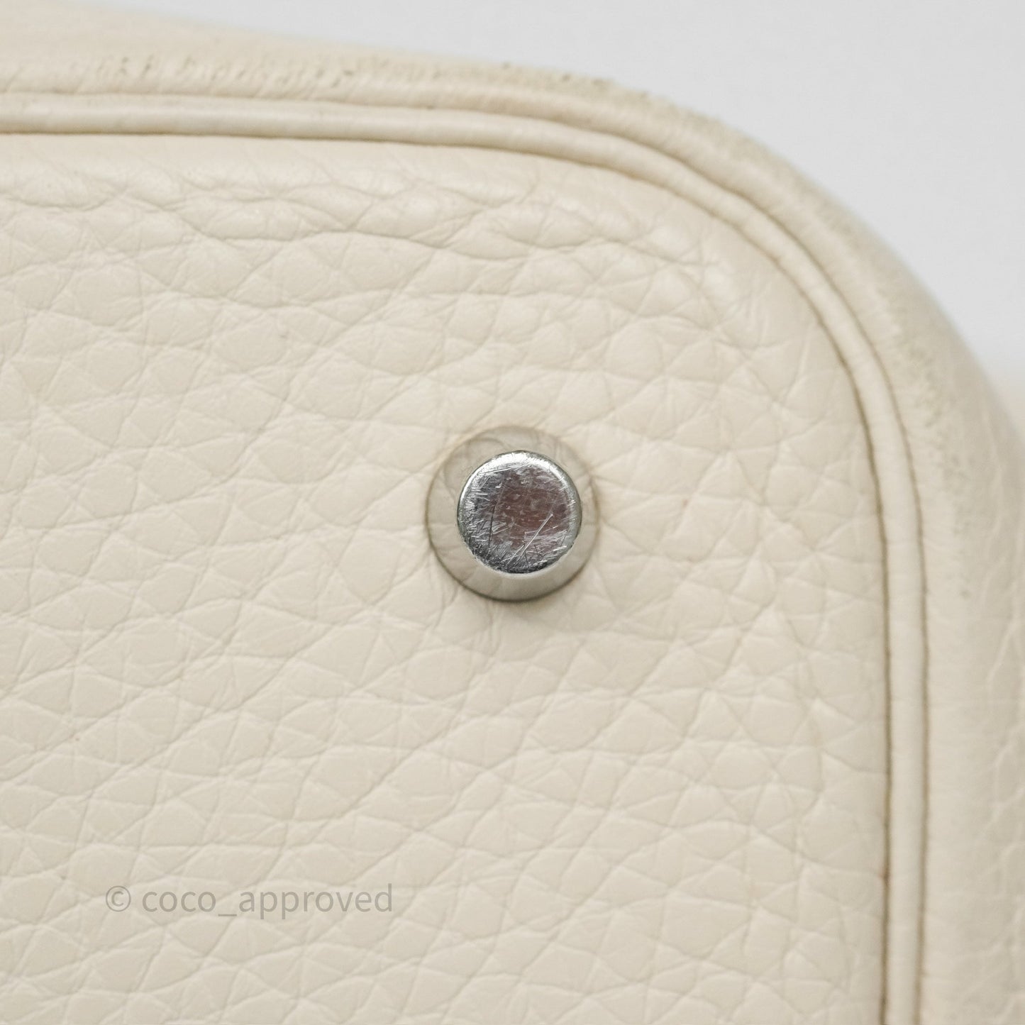 Hermès Picotin 22 Beton Clemence Palladium Hardware