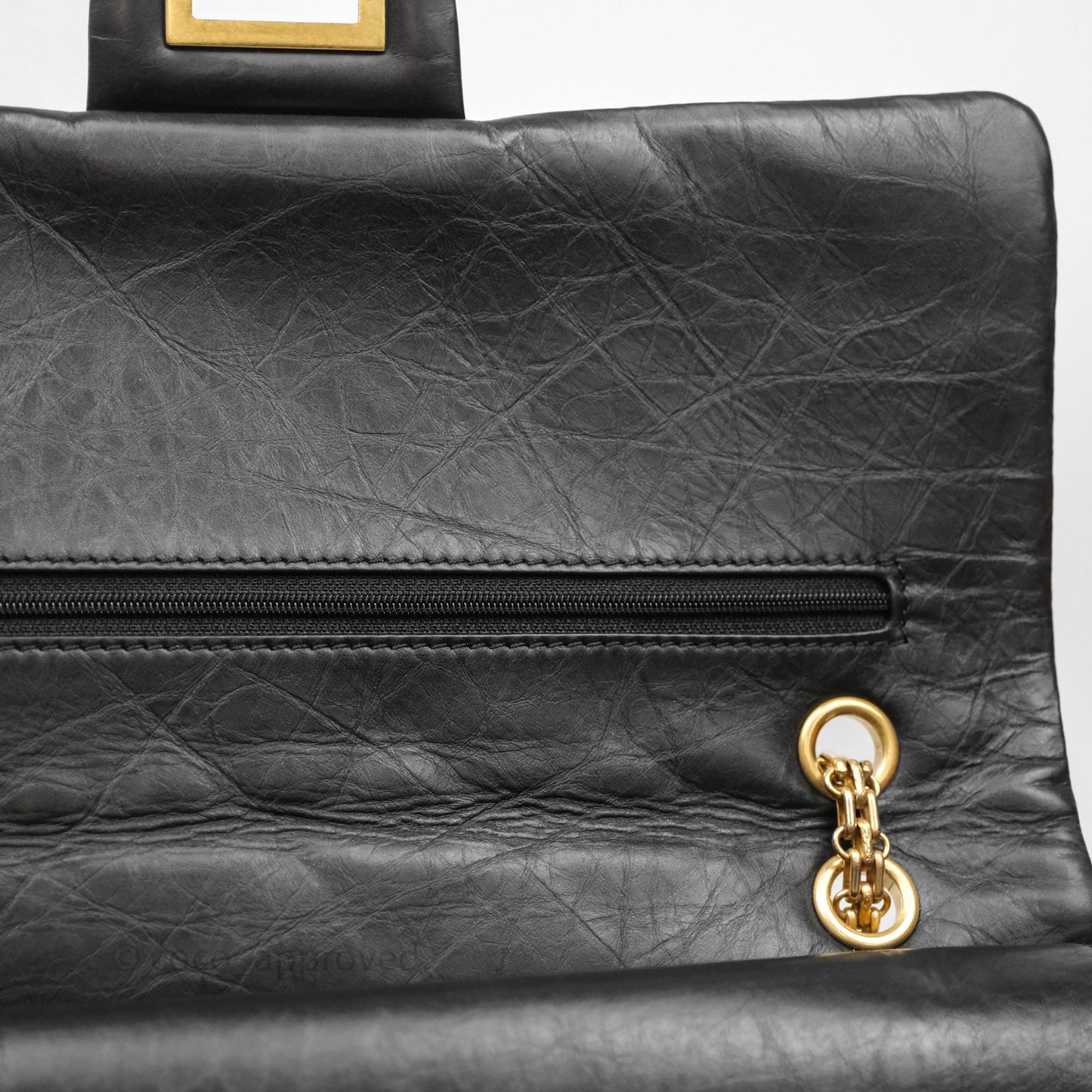 Chanel Reissue Quilted Aged Calfskin Black Aged Gold Hardware 227