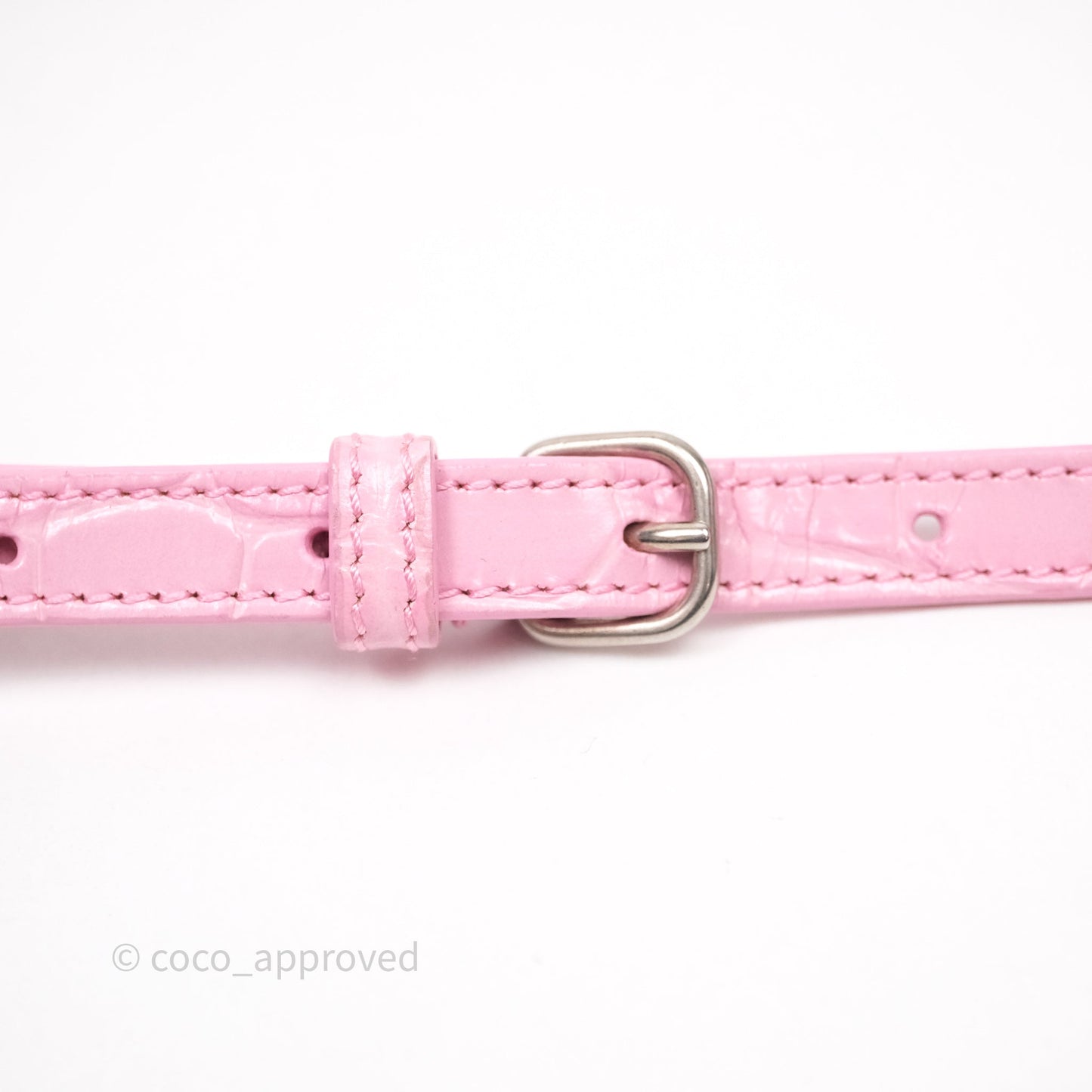 Balenciaga Small Hourglass Embossed Bag Pink