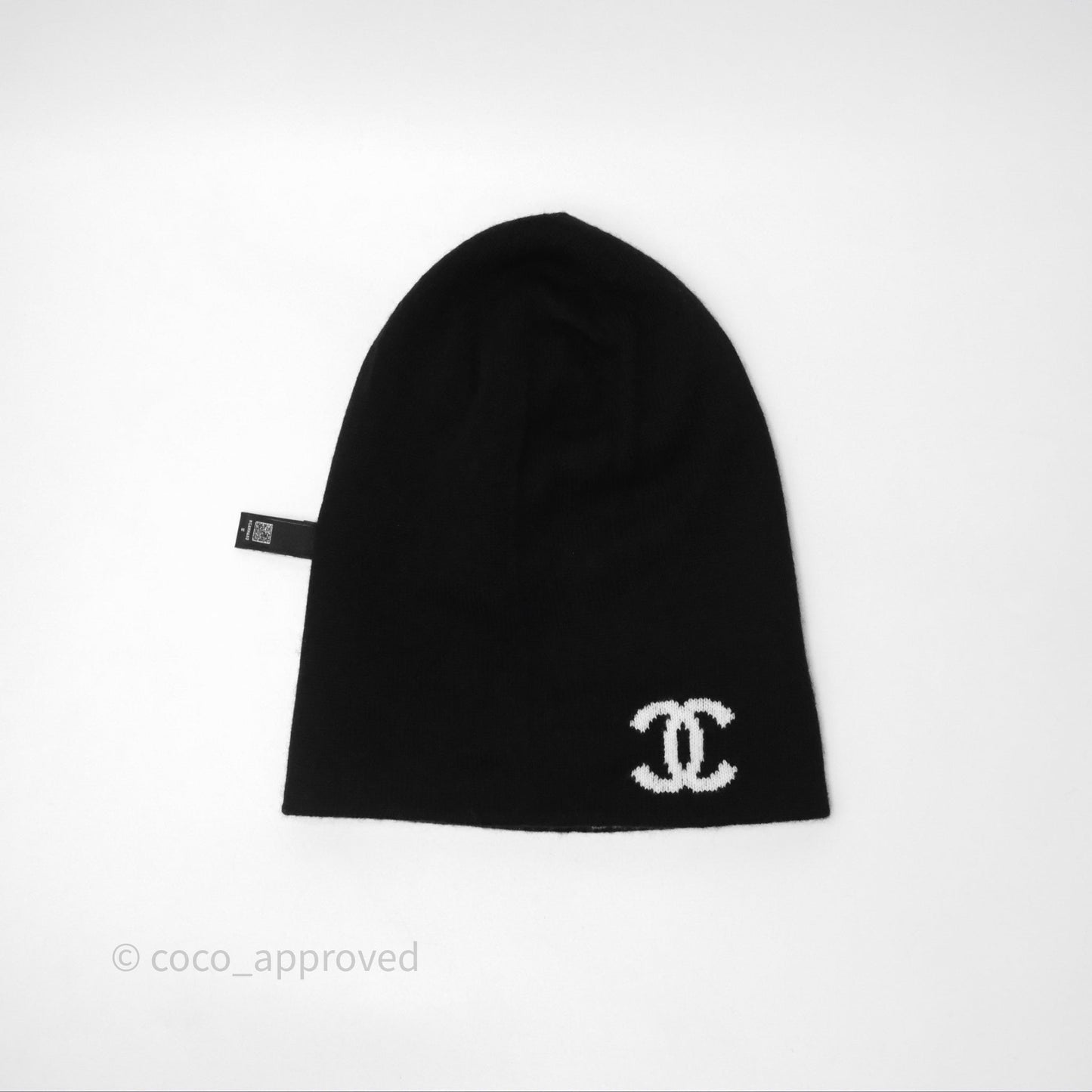 Chanel Cashmere Printed Knit Beanie