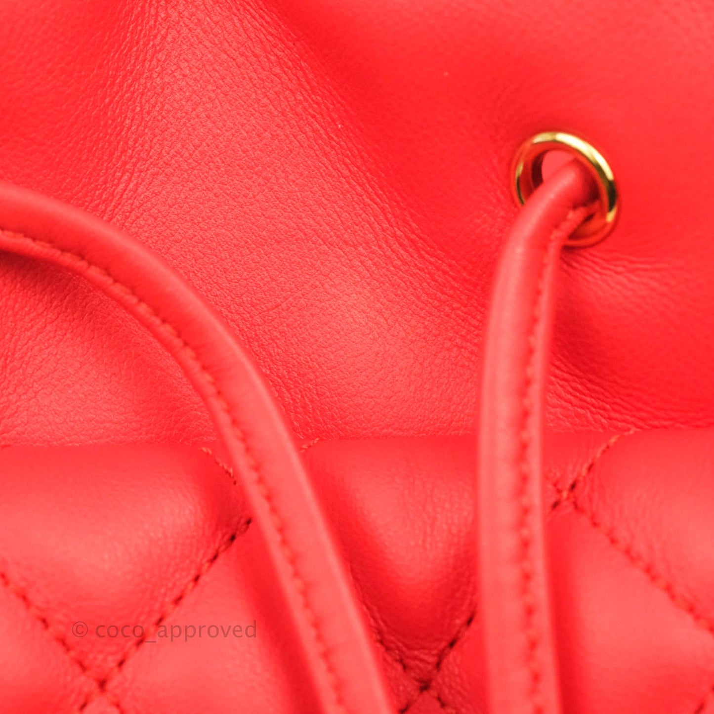 Chanel Quilted Urban Spirit Backpack Red Calfskin Gold Hardware
