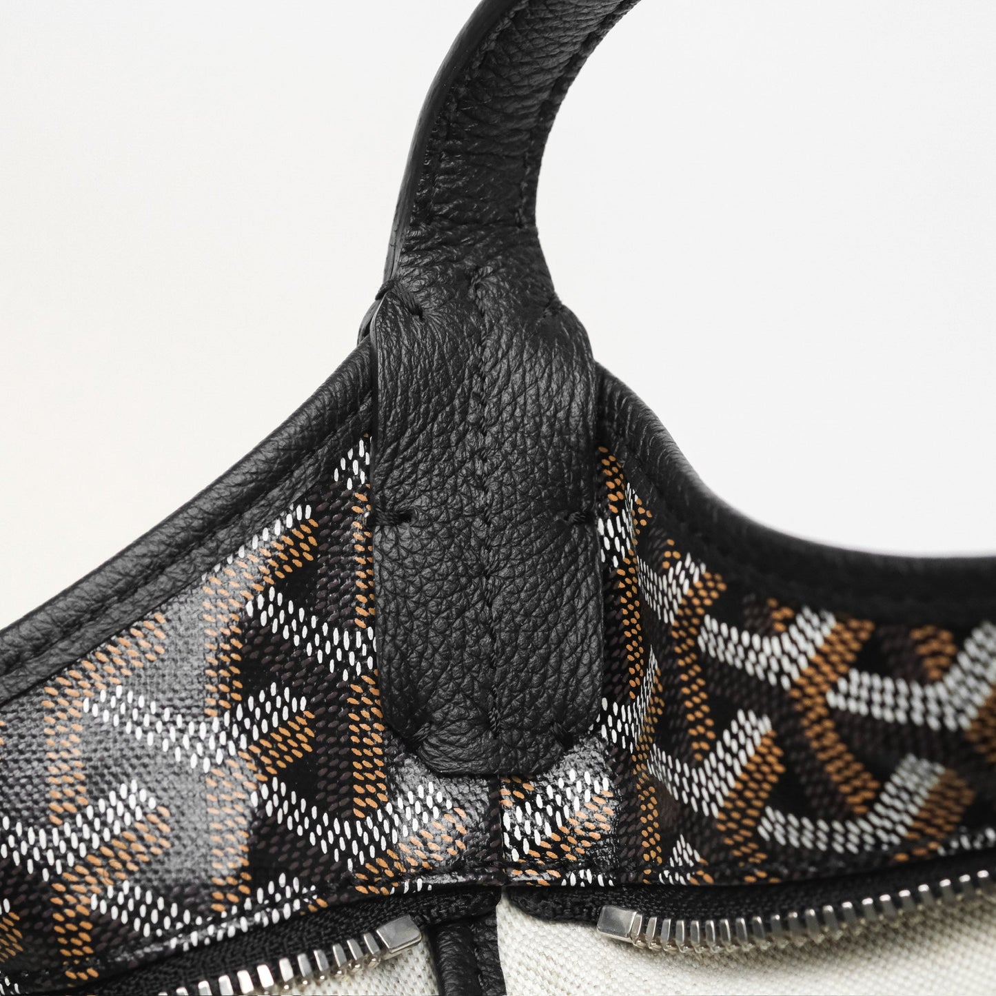 Goyard Bohème Hobo Bag Black Goyardine Canvas