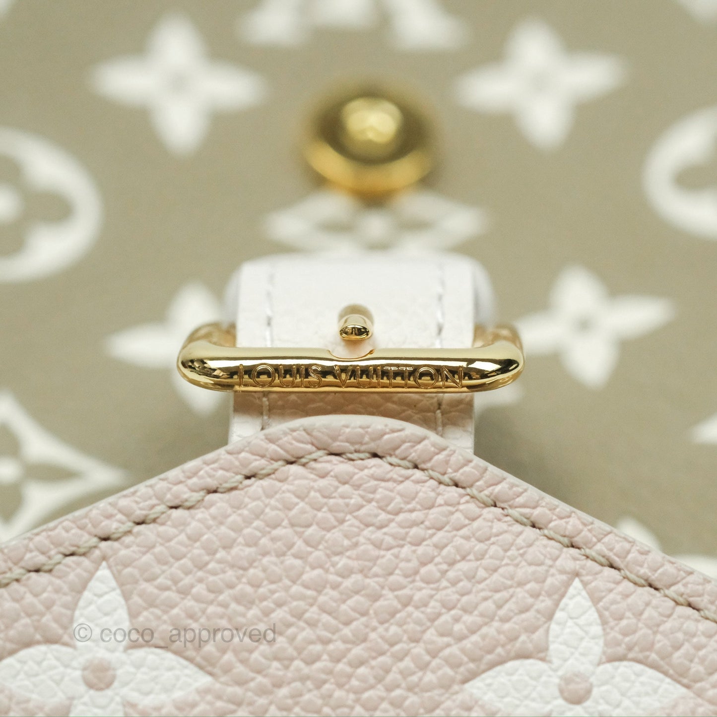 Louis Vuitton Monogram Spring in the City Tiny Backpack Khaki Green/ Beige/ Cream
