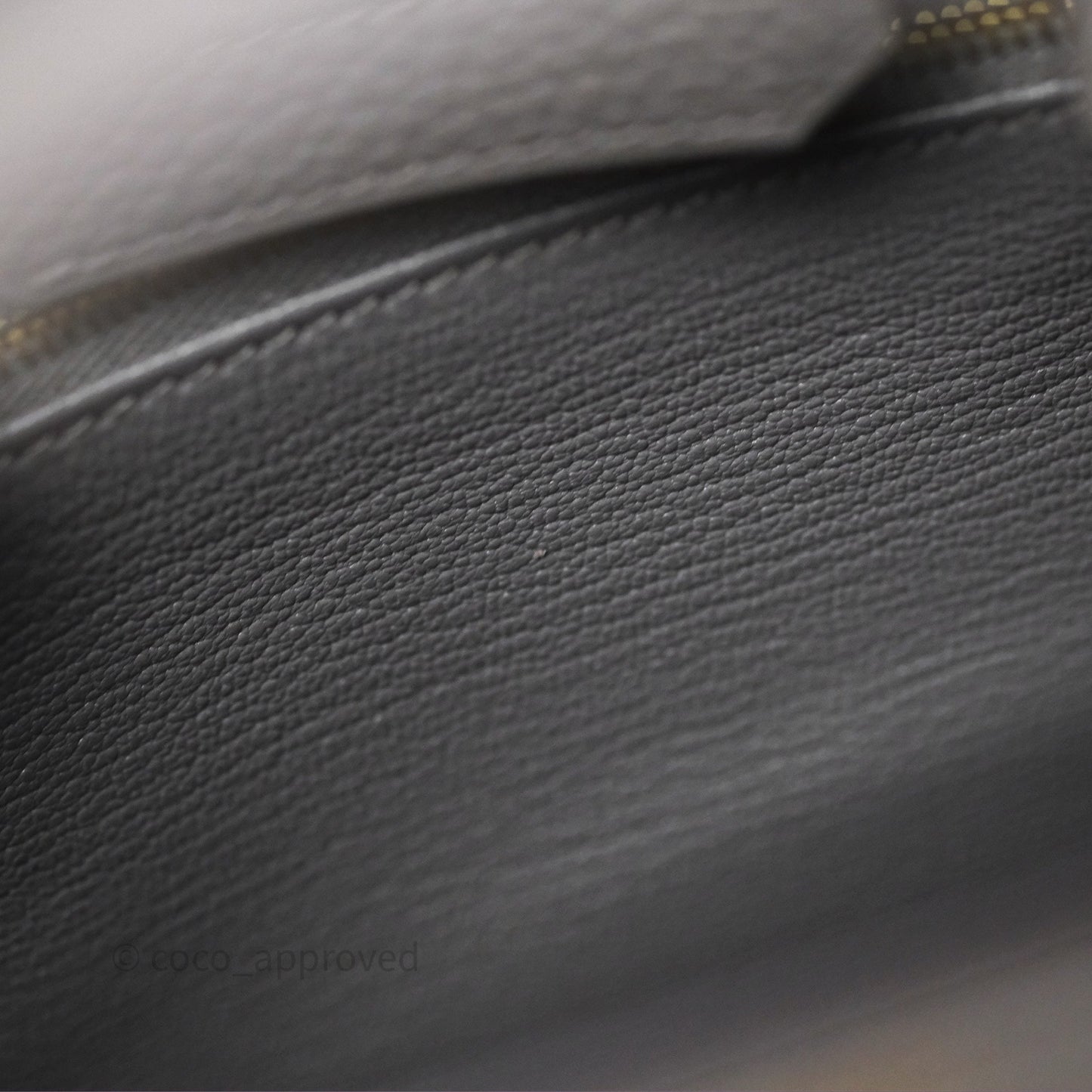 Hermès Birkin 25 Retourne Gris Meyer 0L Togo Gold Hardware