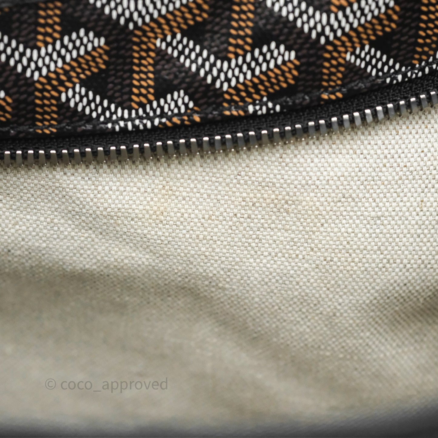 Goyard Bohème Hobo Bag Black Goyardine Canvas