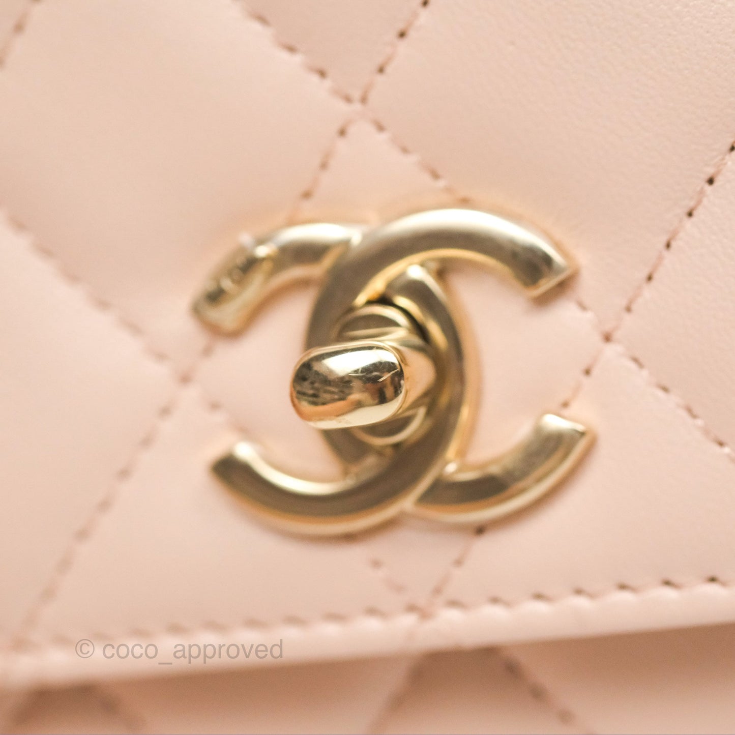 Chanel Trendy CC WOC Quilted Light Pink Lambskin Gold Hardware
