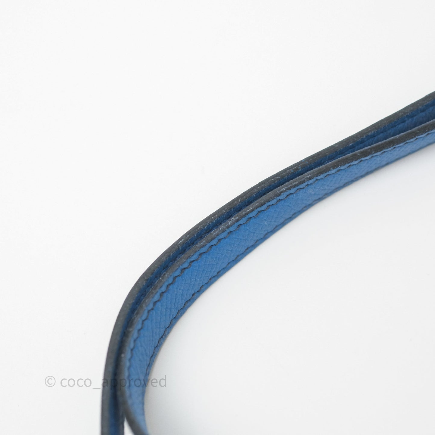 Hermès Constance Mini 18cm Bleu Izmir 7W Epsom Gold Hardware