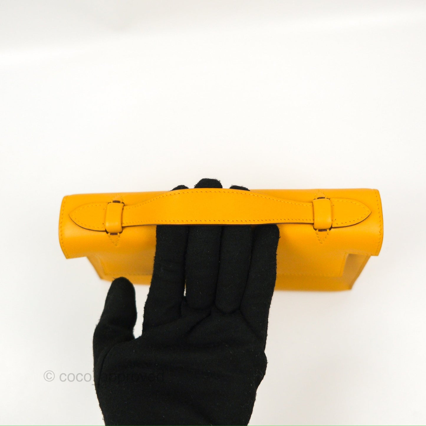 Hermès Kelly Mini Pochette Jaune Ambre Swift Gold Hardware