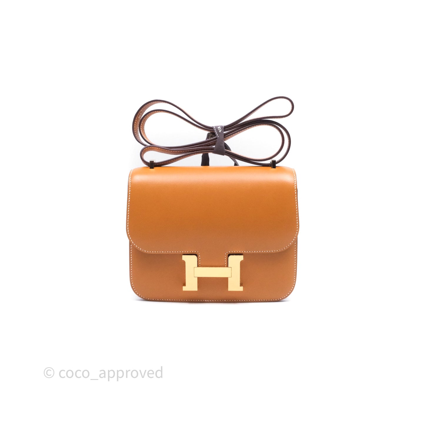 Hermès Constance Mini 18cm Naturel-Sablé 21 Butler Gold Hardware