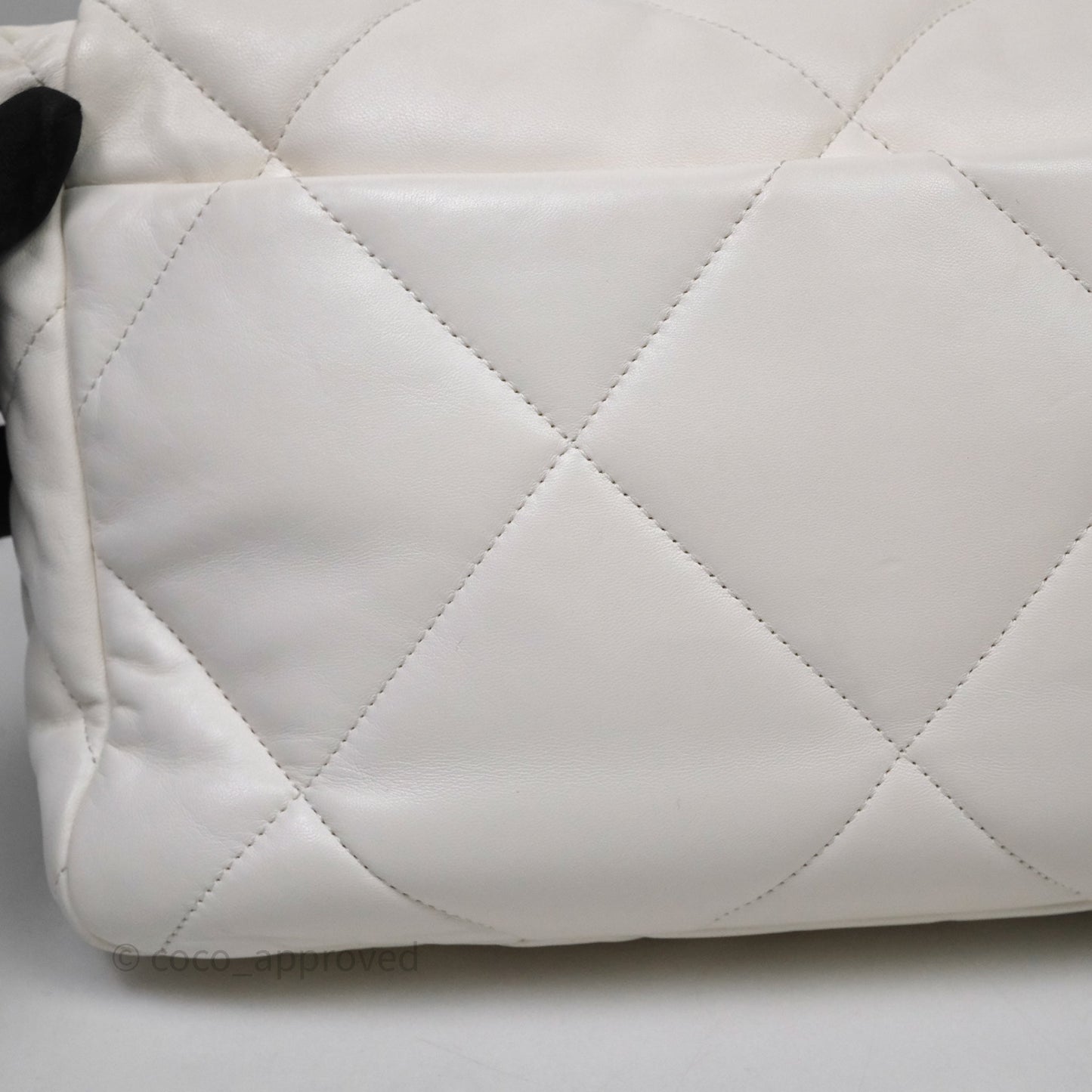Chanel 19 Medium White Mixed Hardware