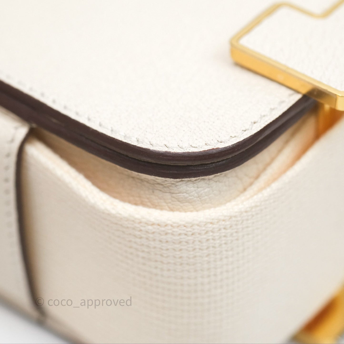 Hermès Geta Bag Nata I2 Chevre Mysore Gold Hardware