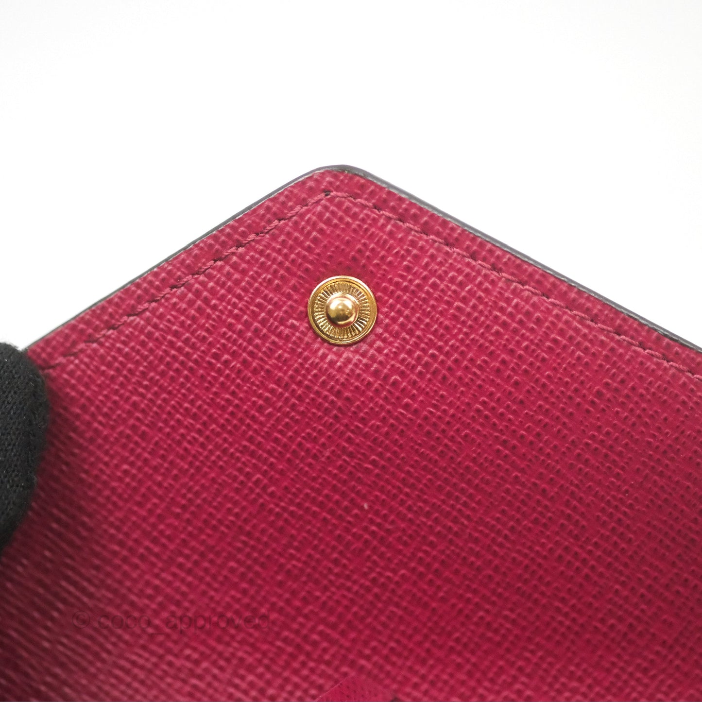 Louis Vuitton Victorine Wallet Monogram Canvas Fuchsia Pink