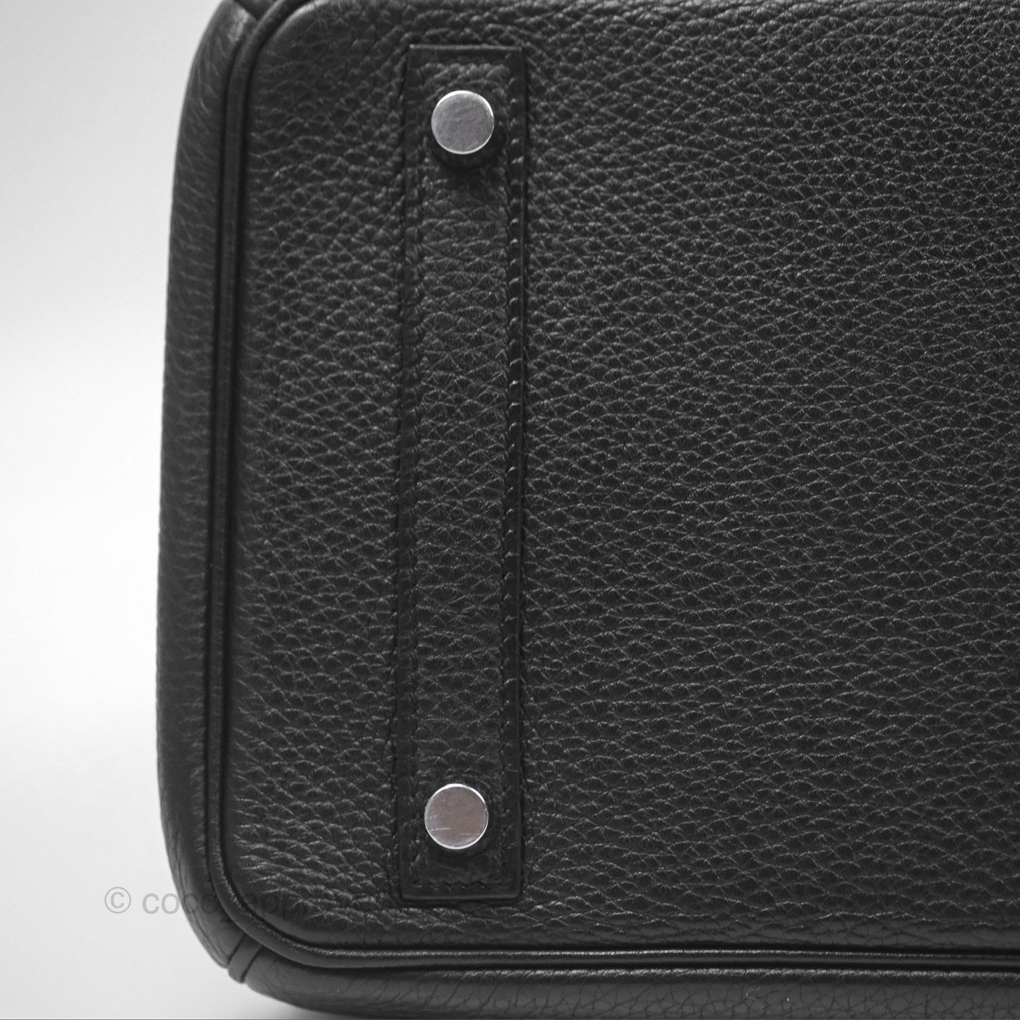 Hermès Birkin 30 Retourne Black Noir 89 Togo Palladium Hardware
