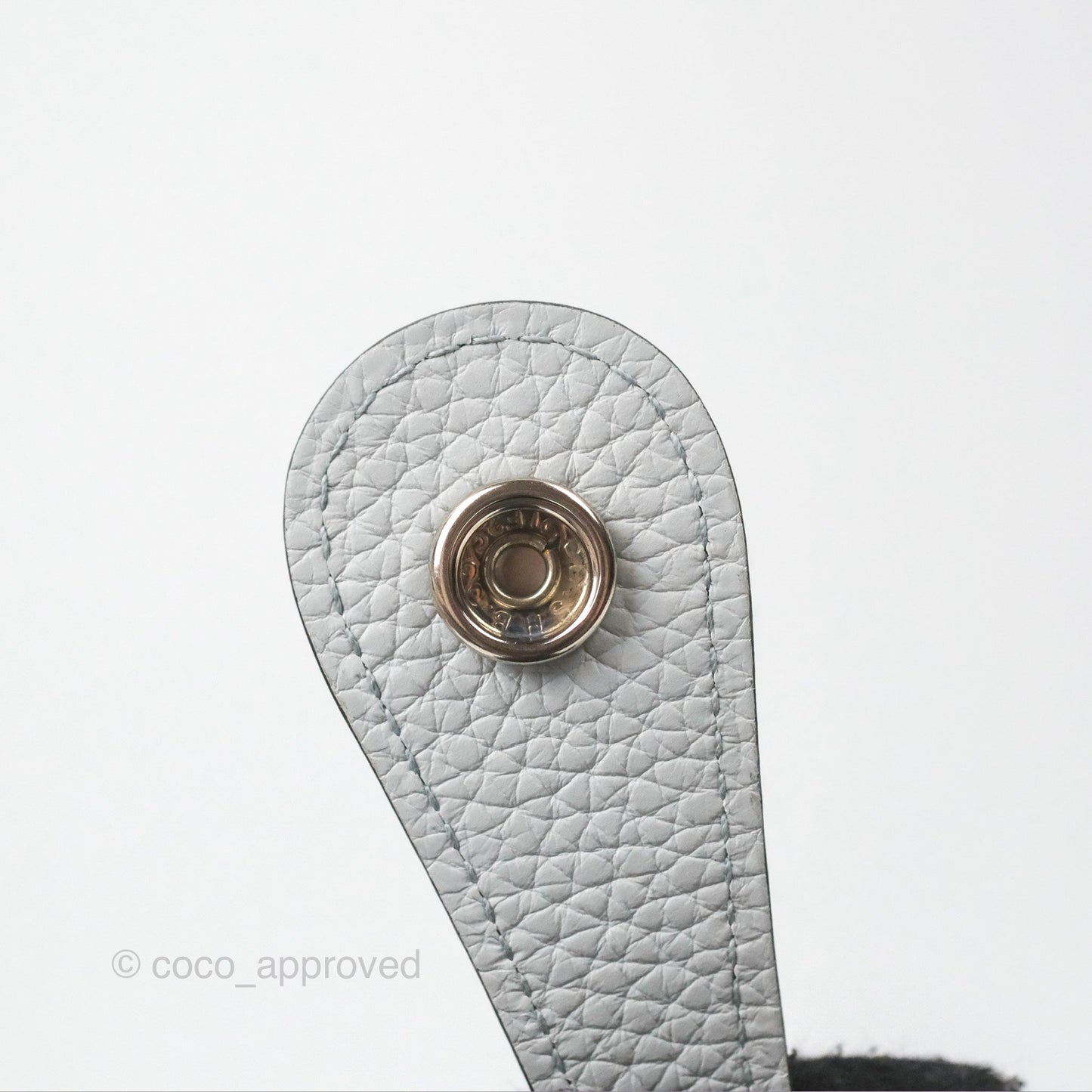 Hermes Evelyne III 29 Bleu Pale Clemence Palladium Hardware