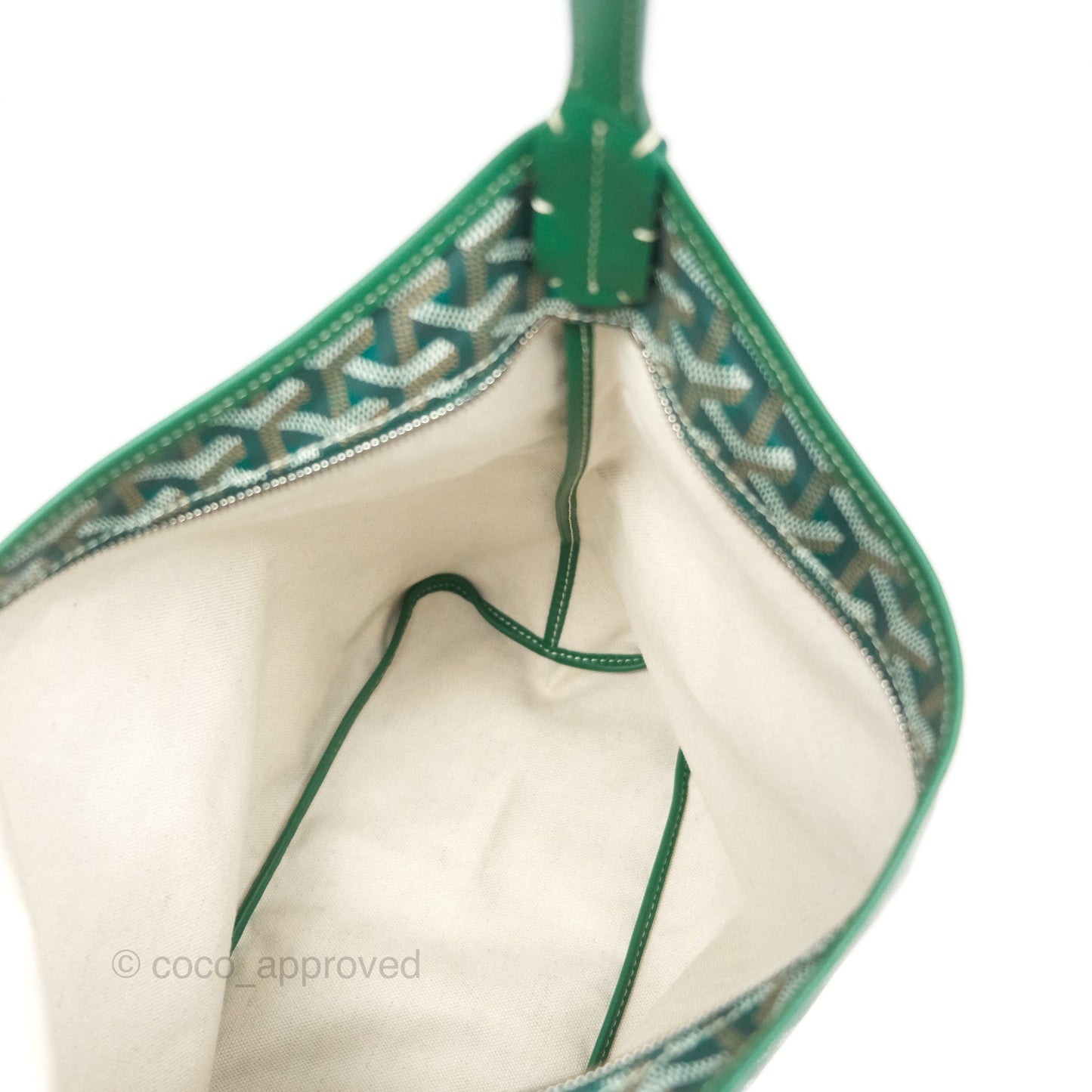 Goyard Bohème Hobo Bag Green Goyardine Canvas