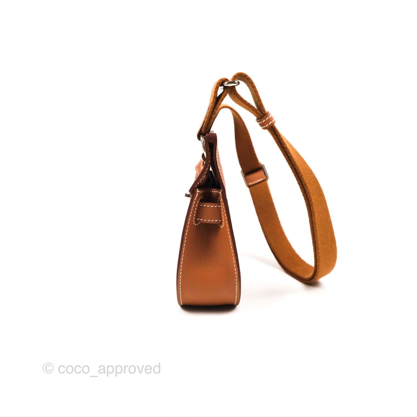 Hermès Mini Jypsiere Gold Evercolor Palladium Hardware