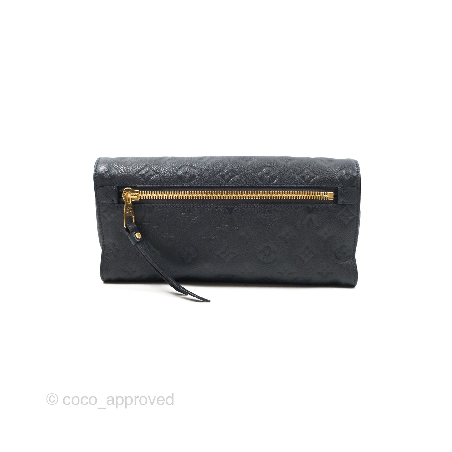 Louis Vuitton Petillante Clutch Empreinte Infini Navy