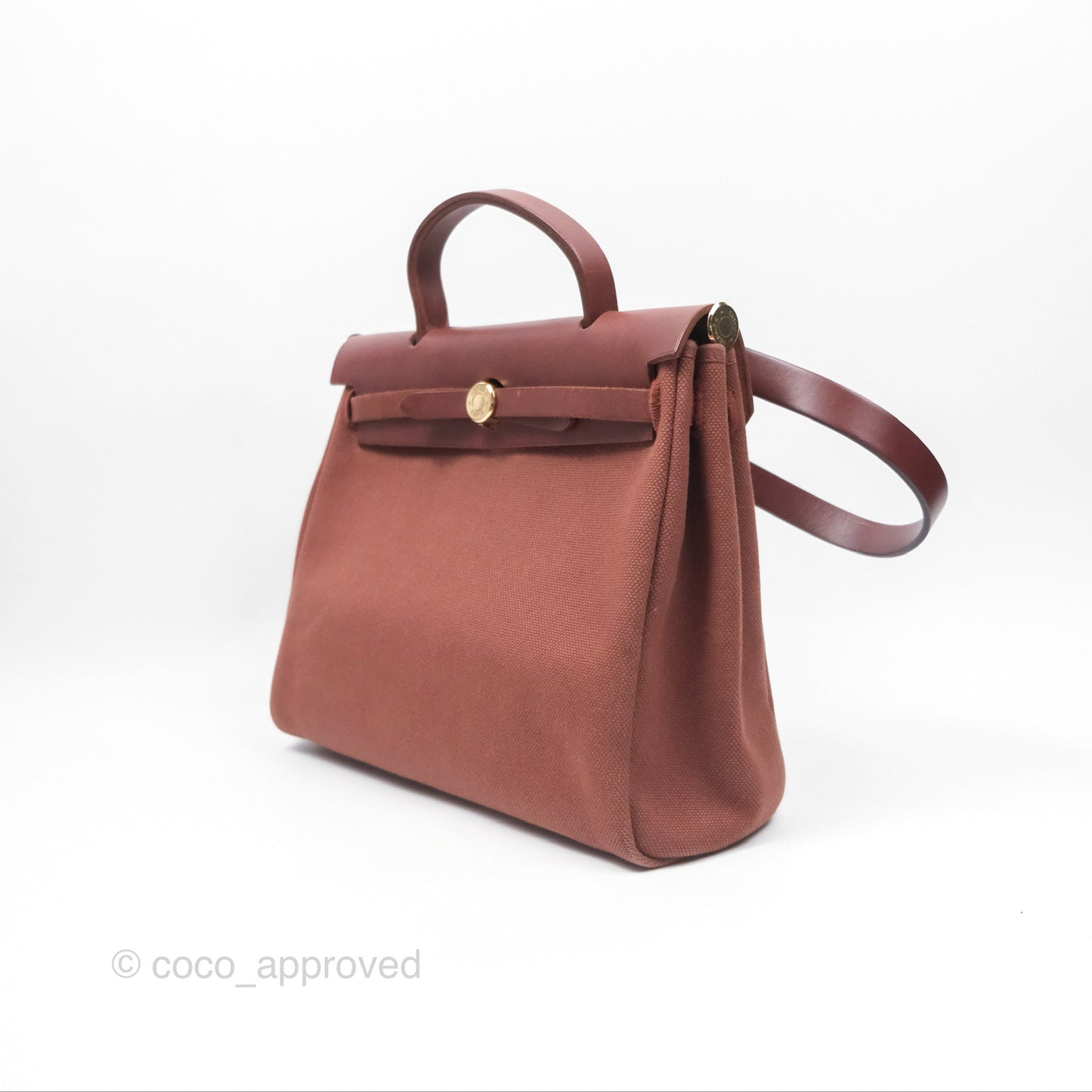Hermès Herbag Zip 31 Rouge H Gold Hardware